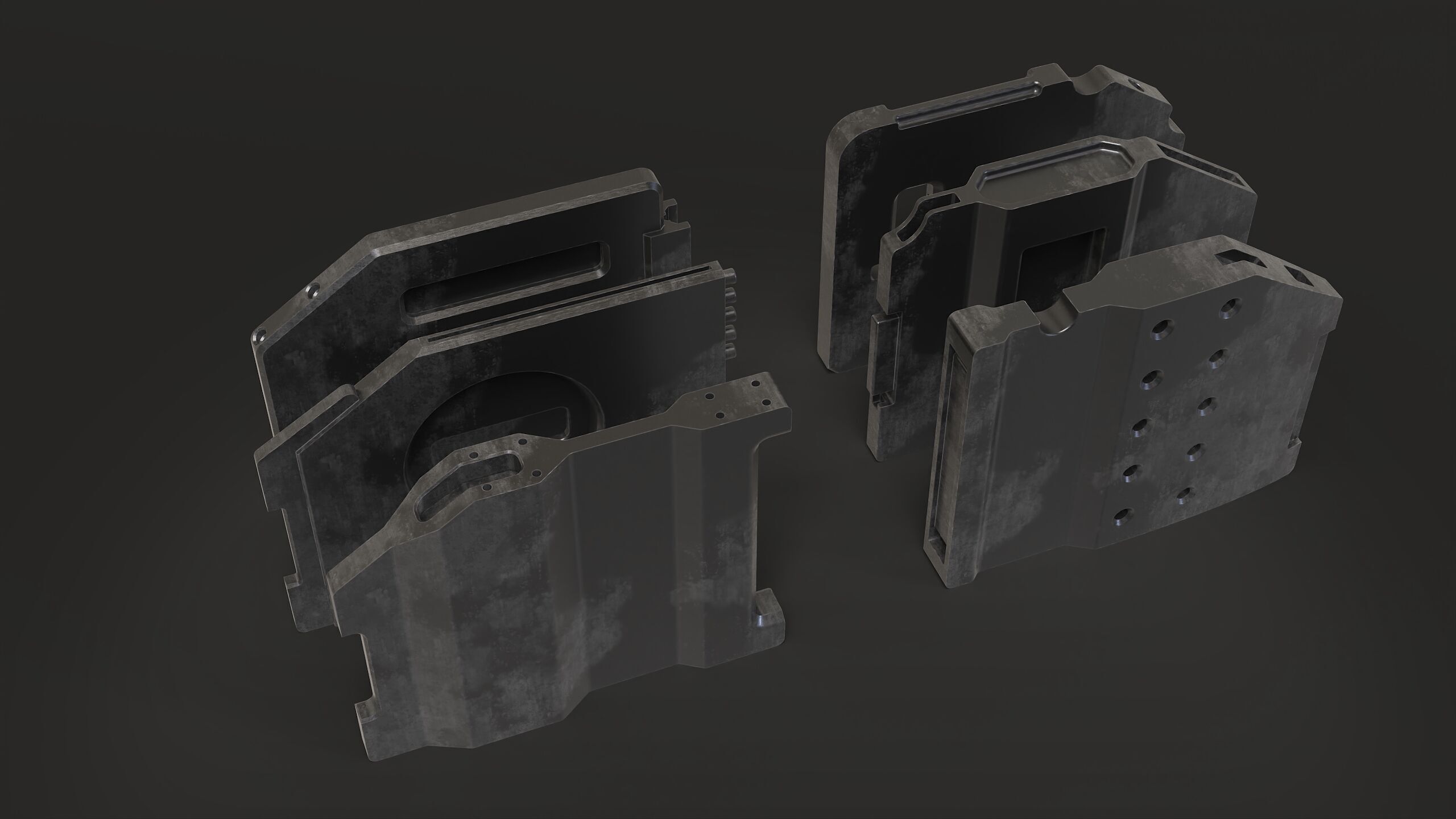 scifi doors minipack vol2 3D model_7