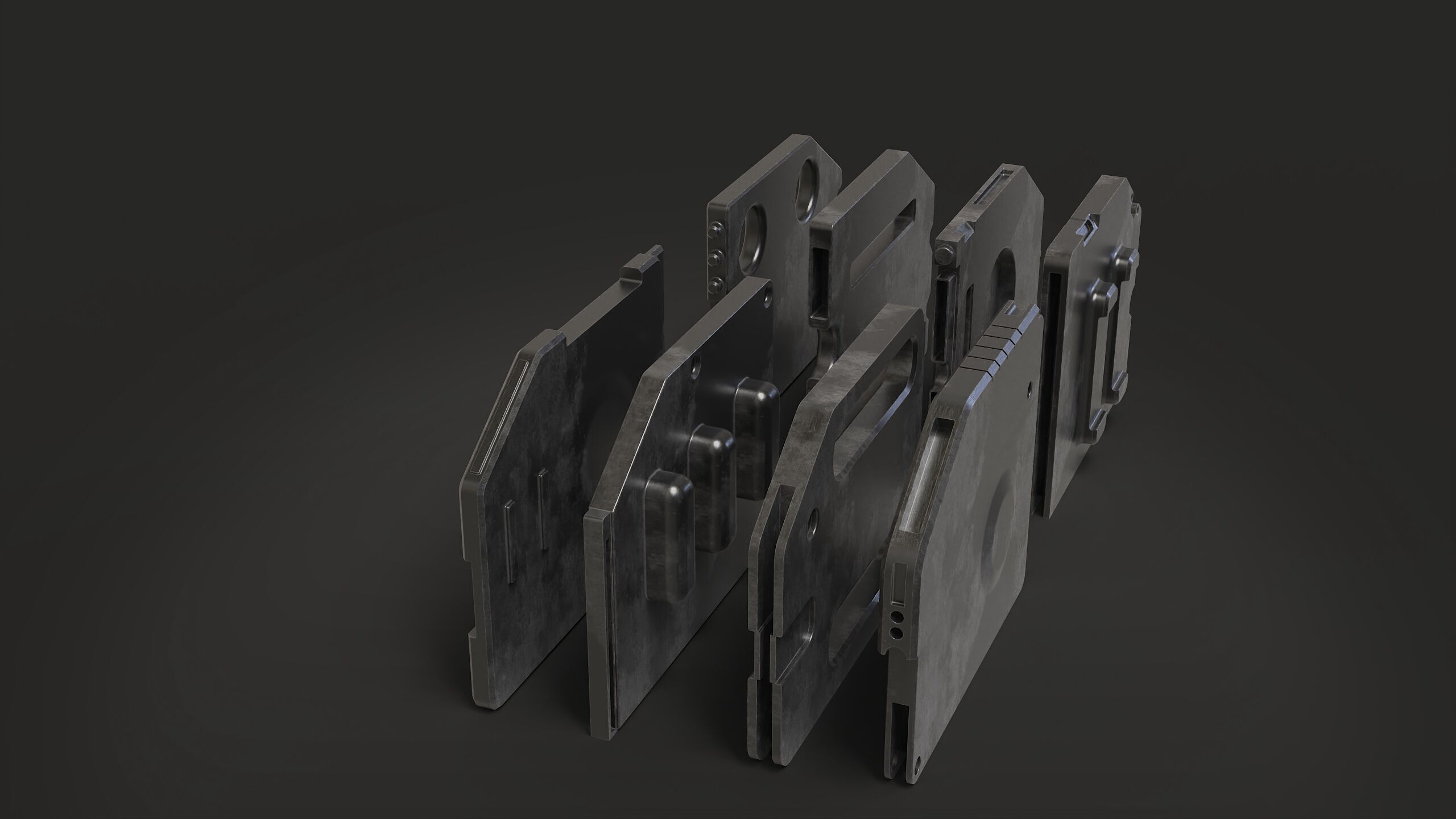 scifi doors minipack vol2 3D model_3