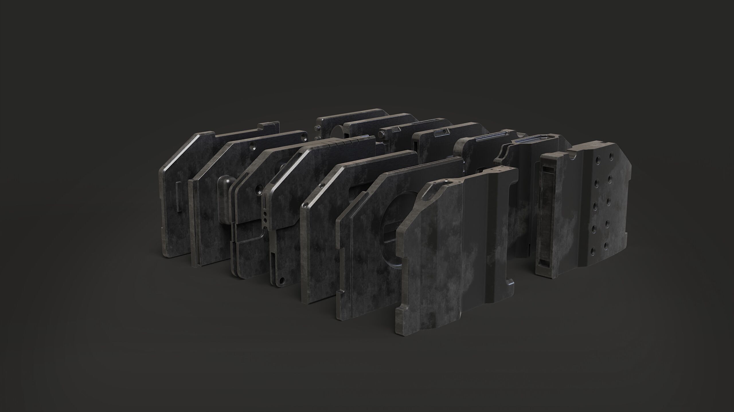 scifi doors minipack vol2 3D model_20