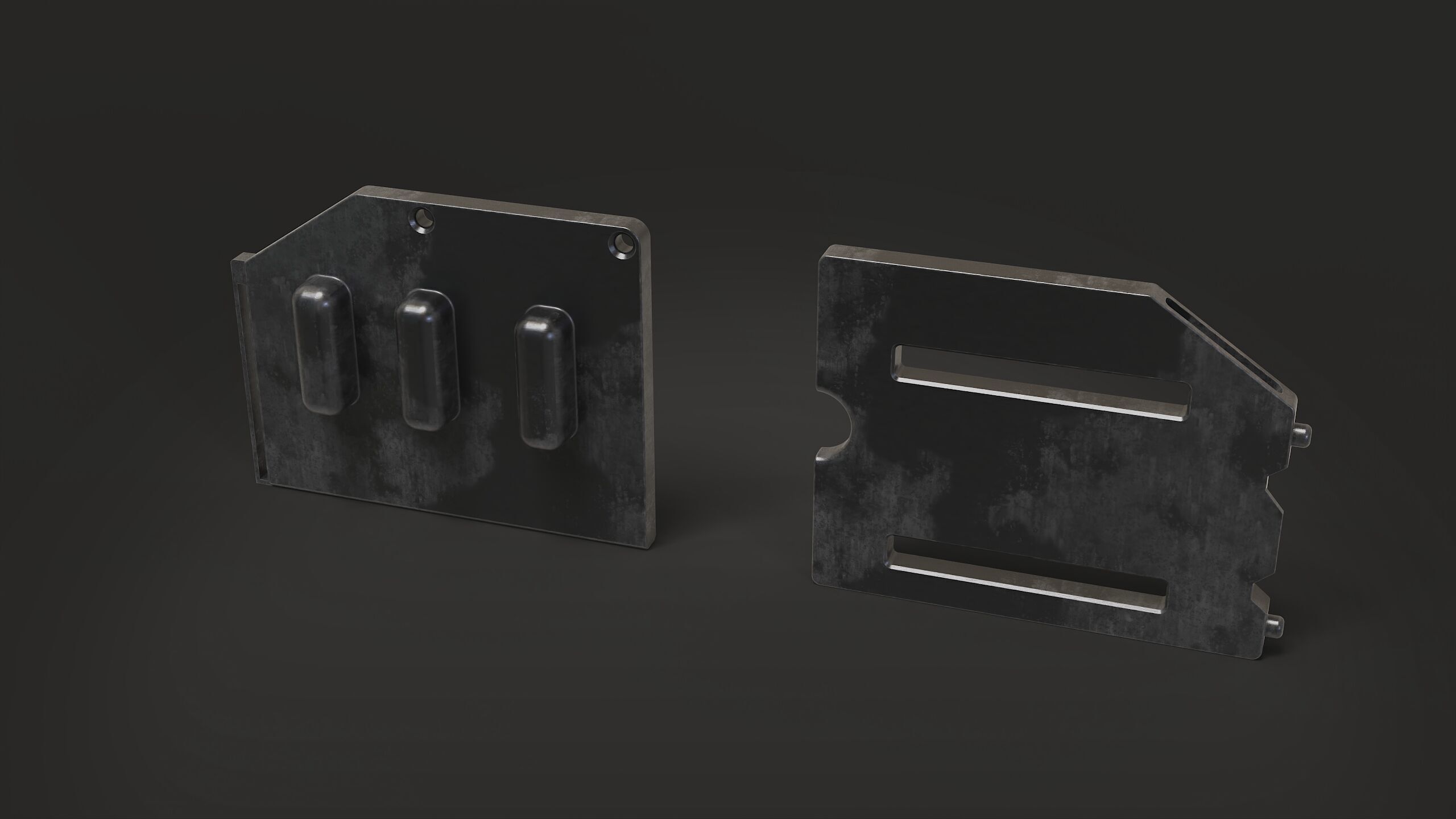 scifi doors minipack vol2 3D model_14