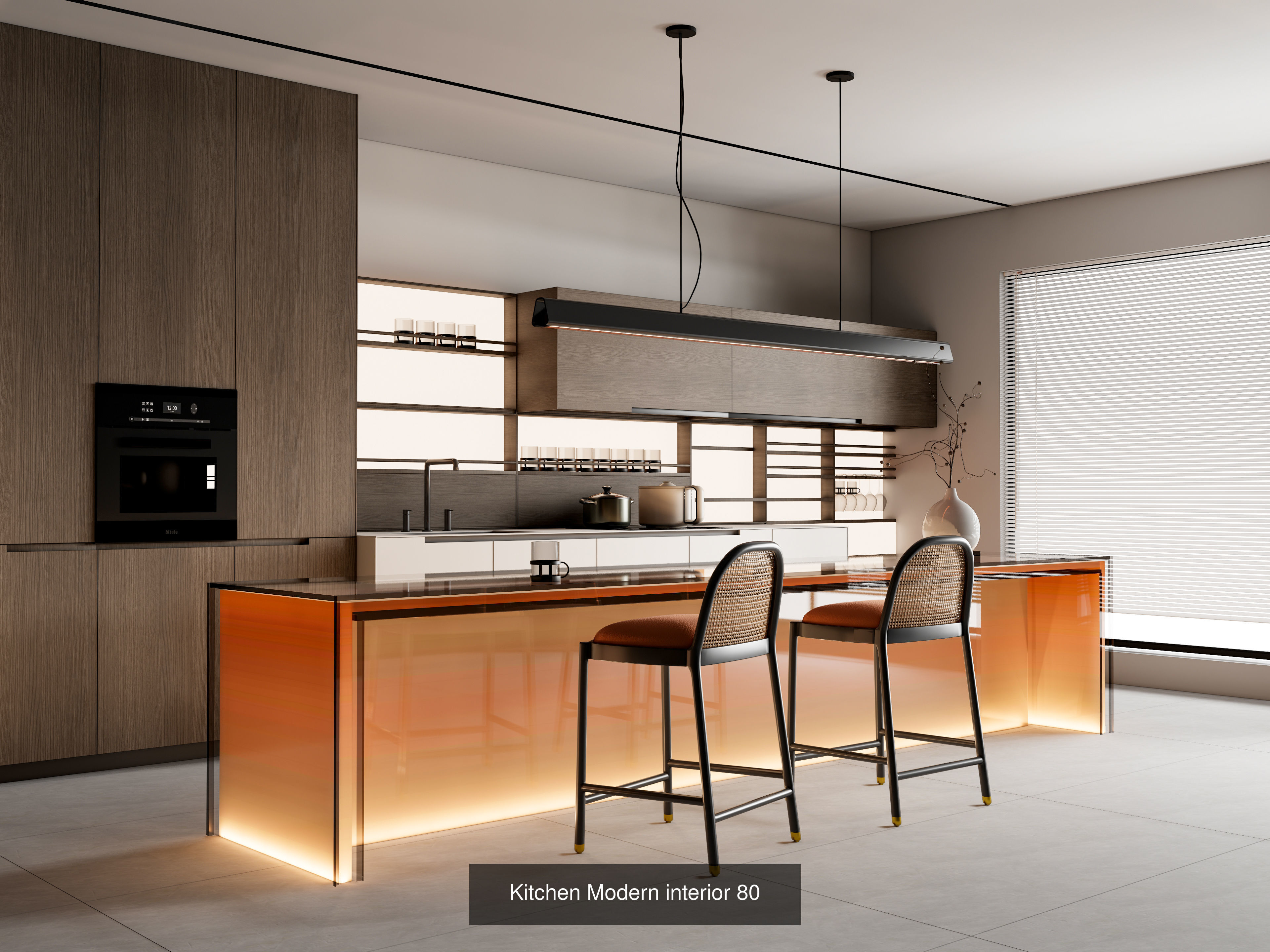 Modern Kitchen Scenes Collection No 7  of 16 Scenes _5