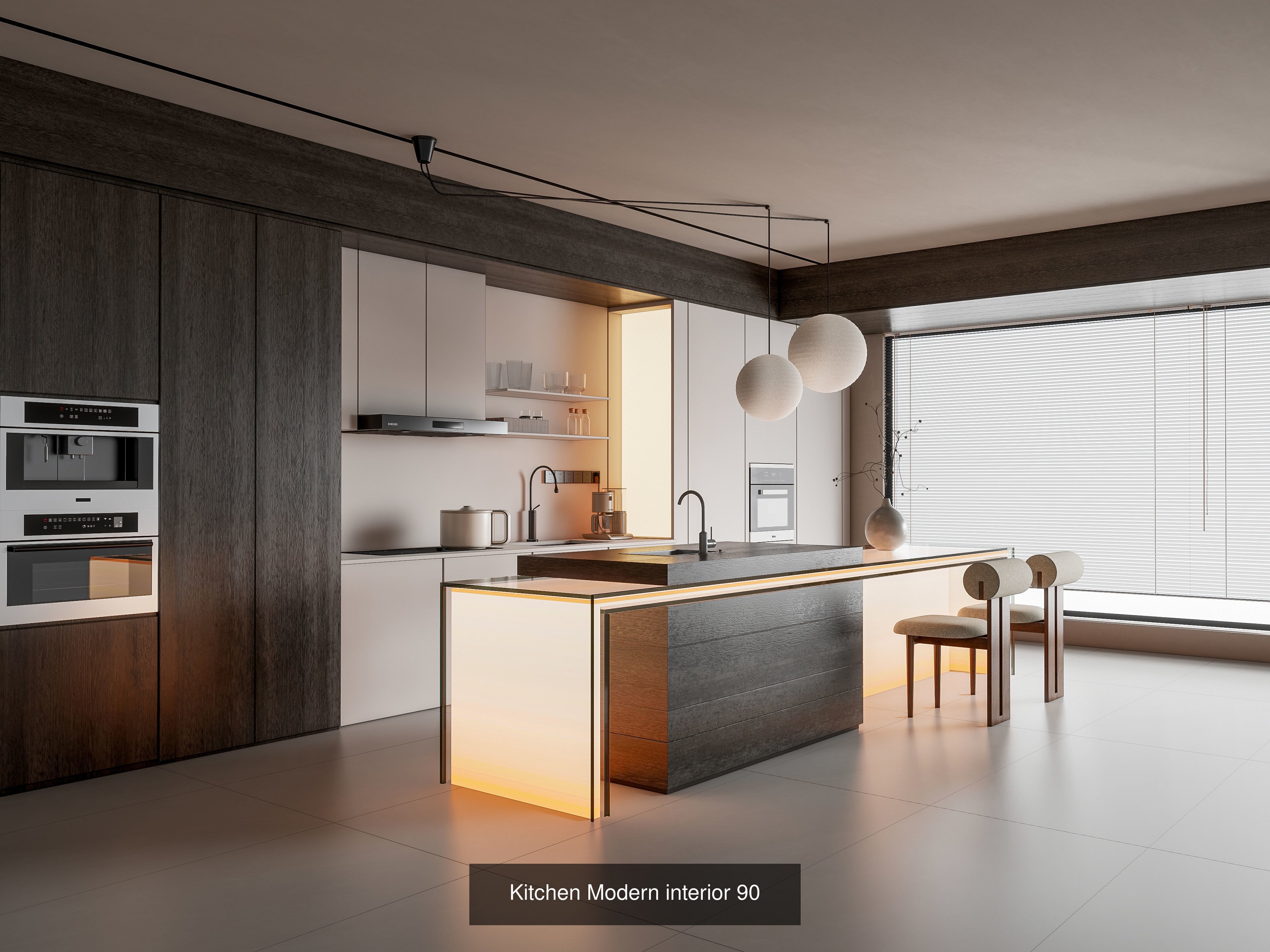 Modern Kitchen Scenes Collection No 7  of 16 Scenes _15