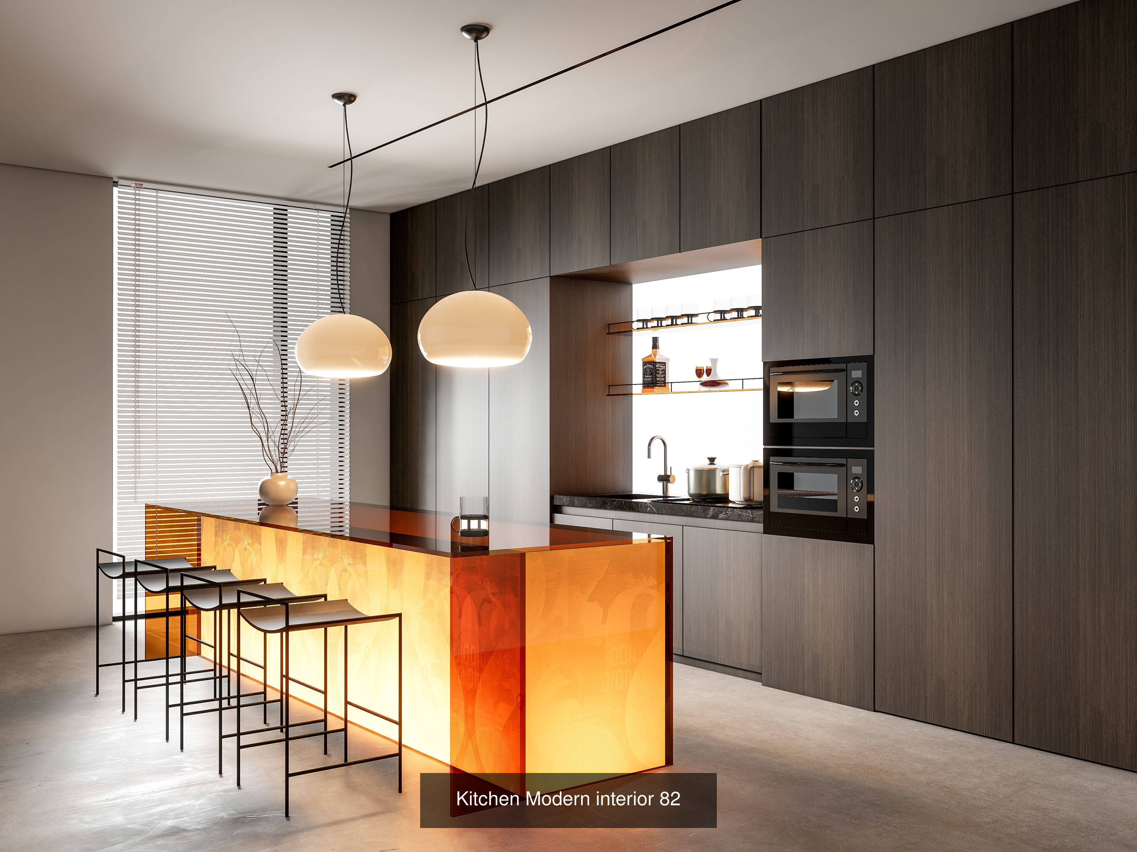 Modern Kitchen Scenes Collection No 7  of 16 Scenes _7