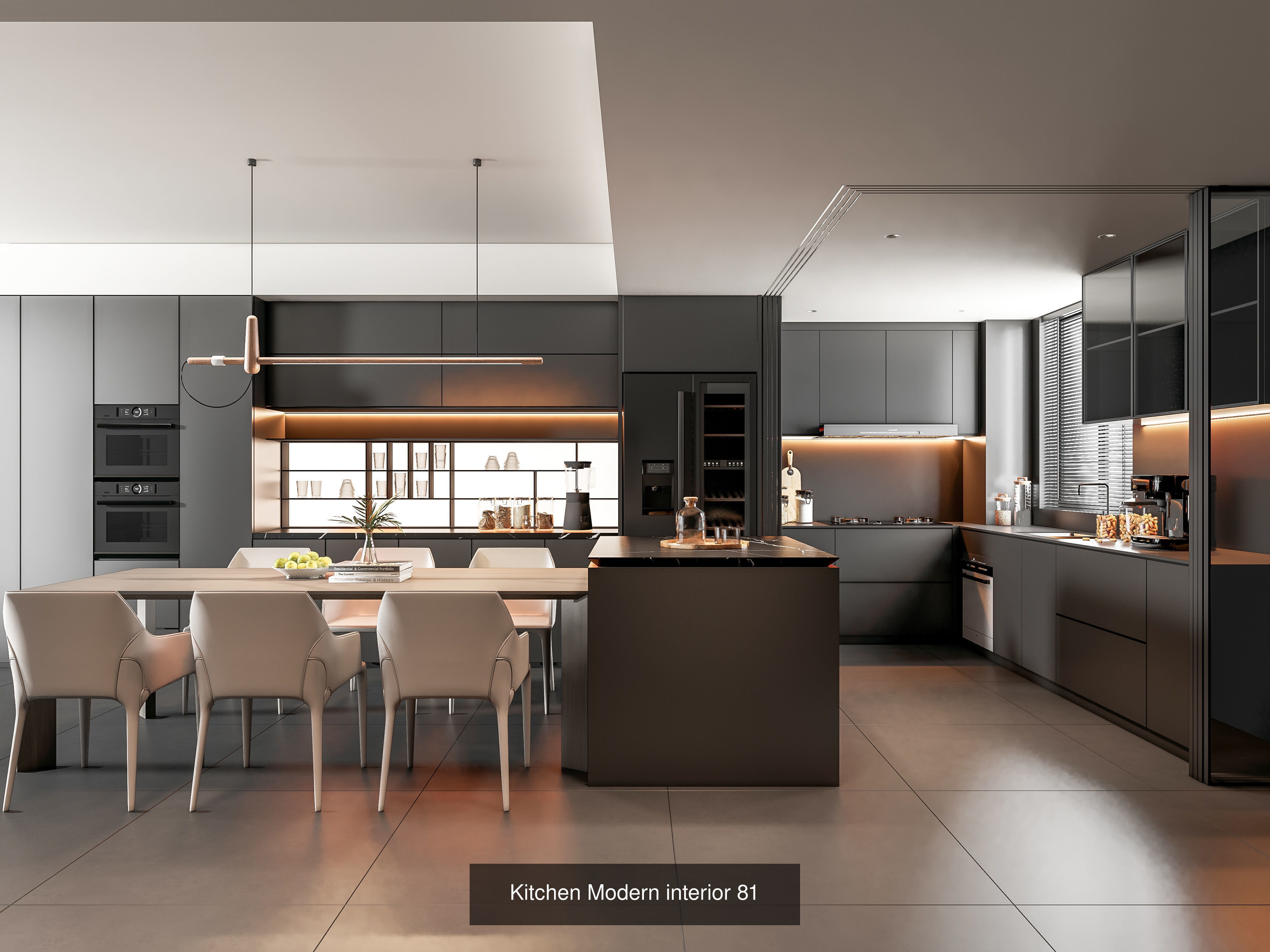 Modern Kitchen Scenes Collection No 7  of 16 Scenes _6