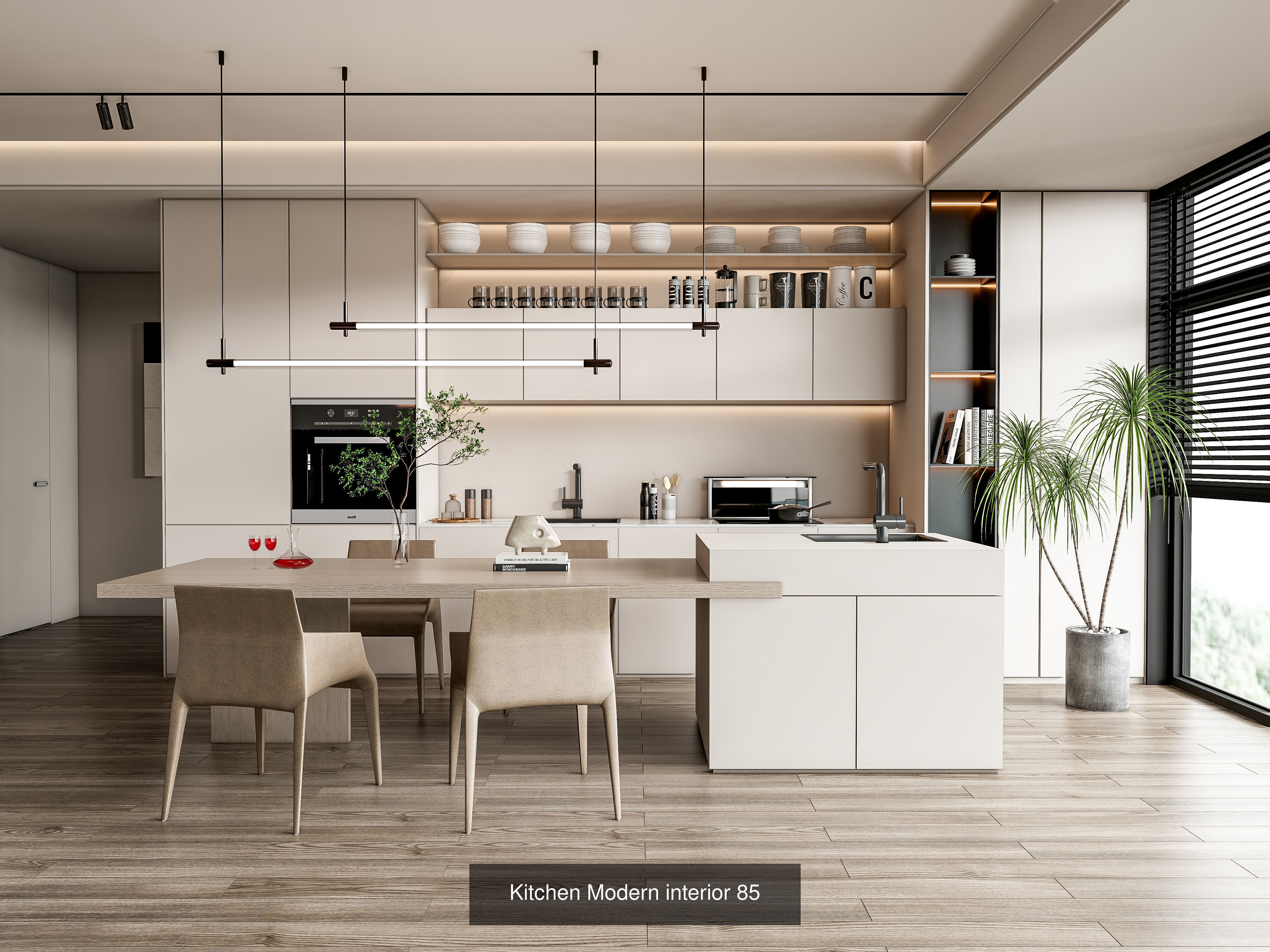 Modern Kitchen Scenes Collection No 7  of 16 Scenes _10