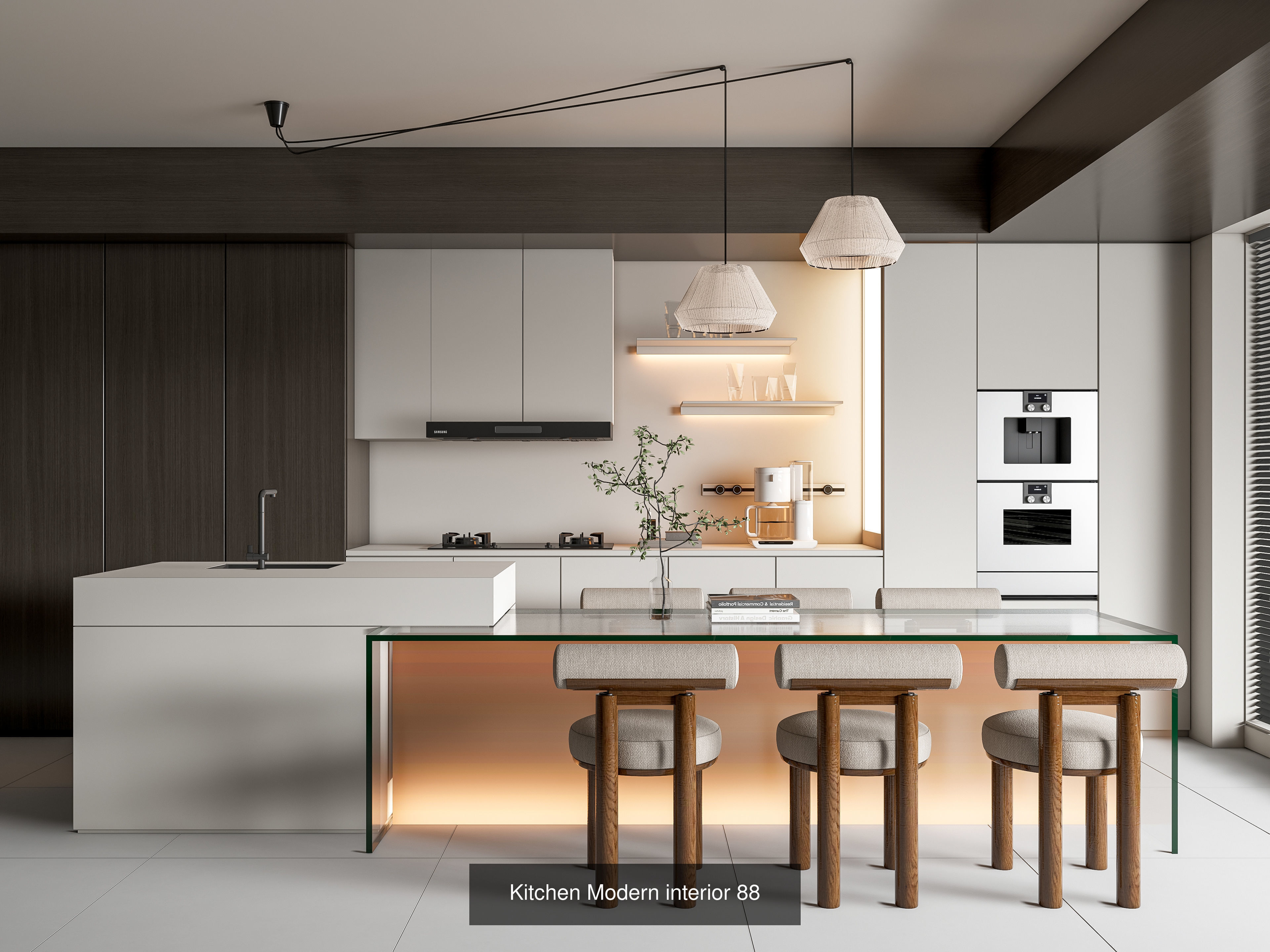 Modern Kitchen Scenes Collection No 7  of 16 Scenes _13