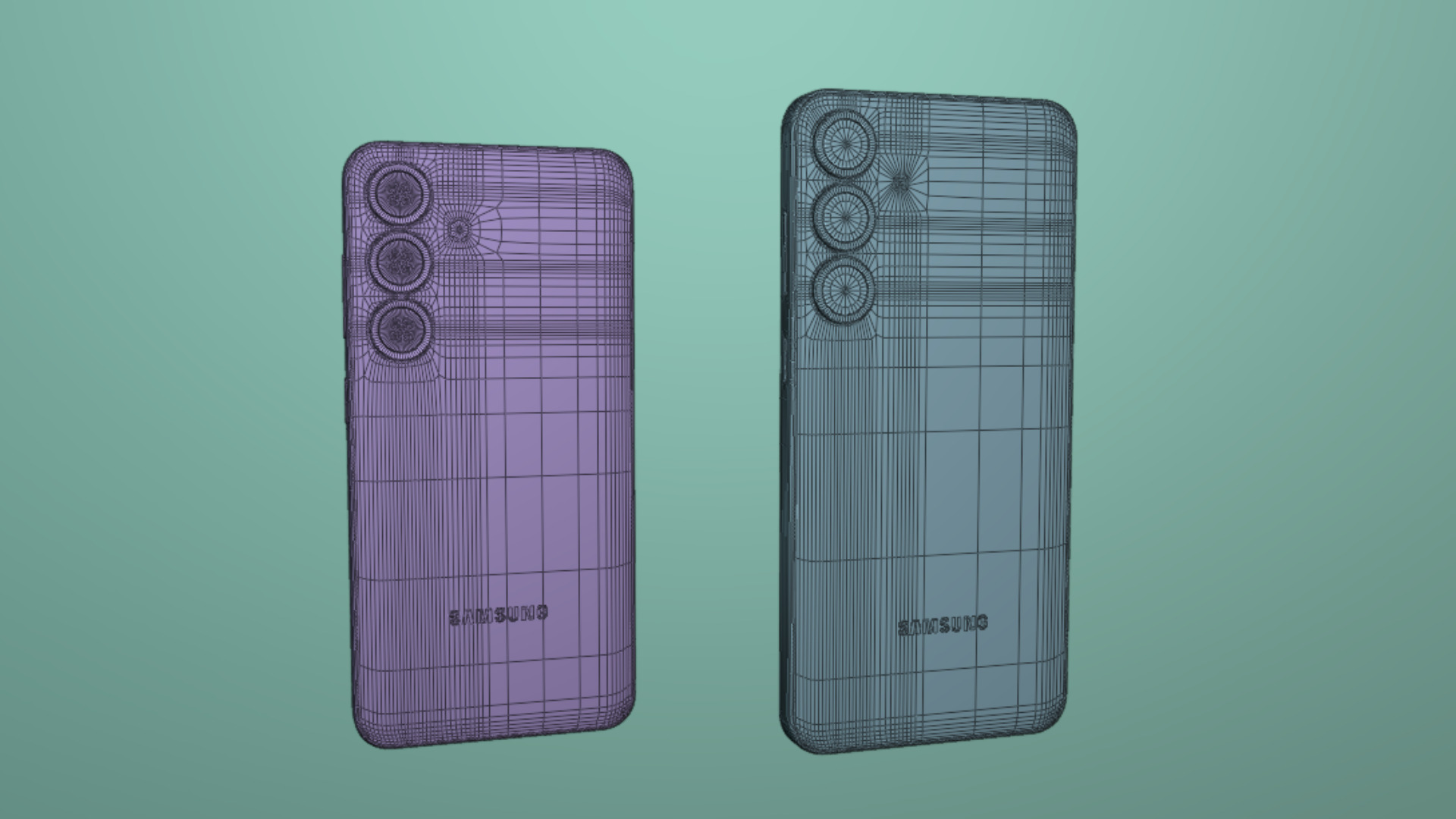 Coralred Samsung Galaxy S25 and S25 Plus 3D model_12