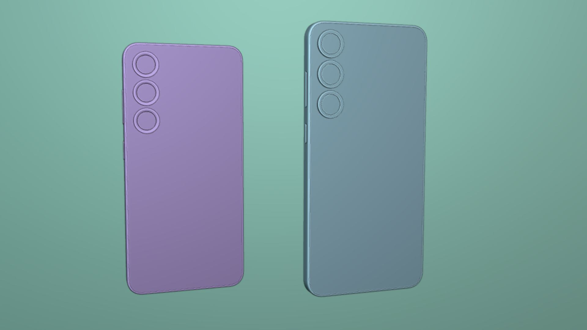 Coralred Samsung Galaxy S25 and S25 Plus 3D model_11