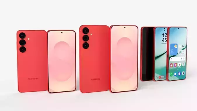 Coralred Samsung Galaxy S25 and S25 Plus