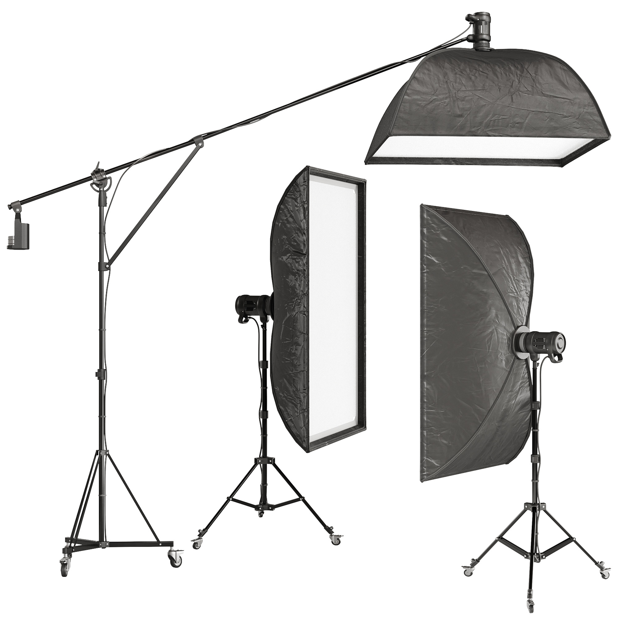 A set of equipment for a photo studio 3D model_3