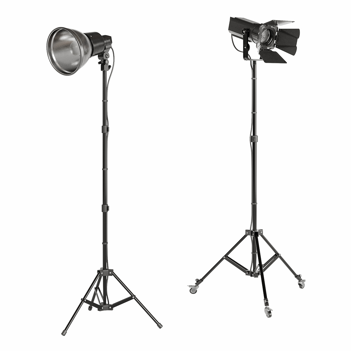 A set of equipment for a photo studio 3D model_8