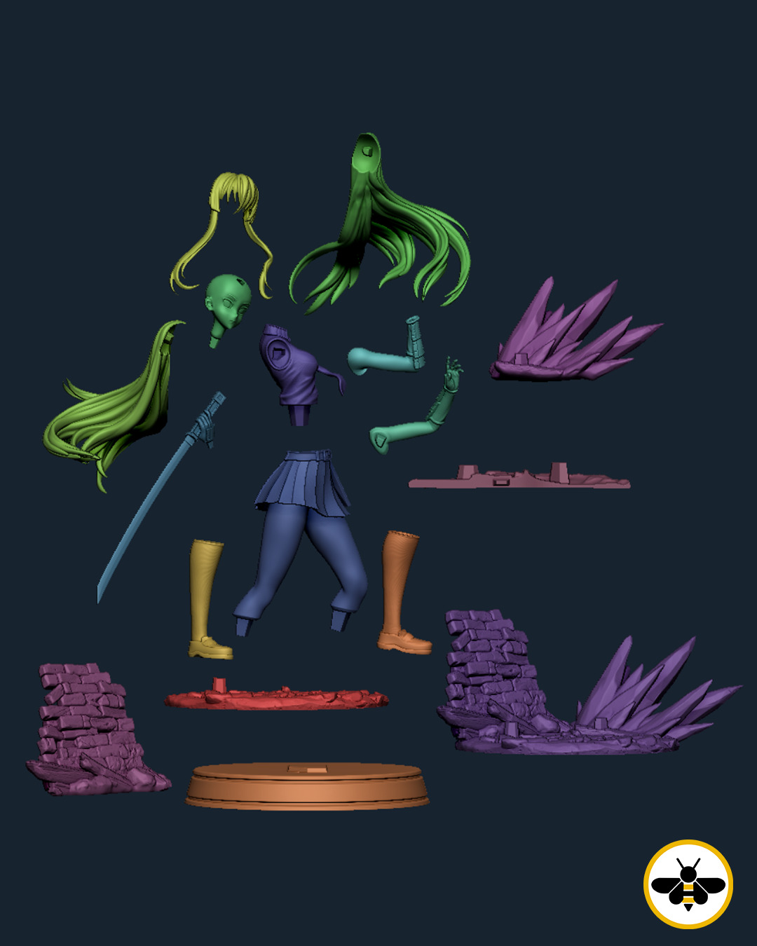 Akami - Akami Ga Kill - FAN ART 3D print model_4