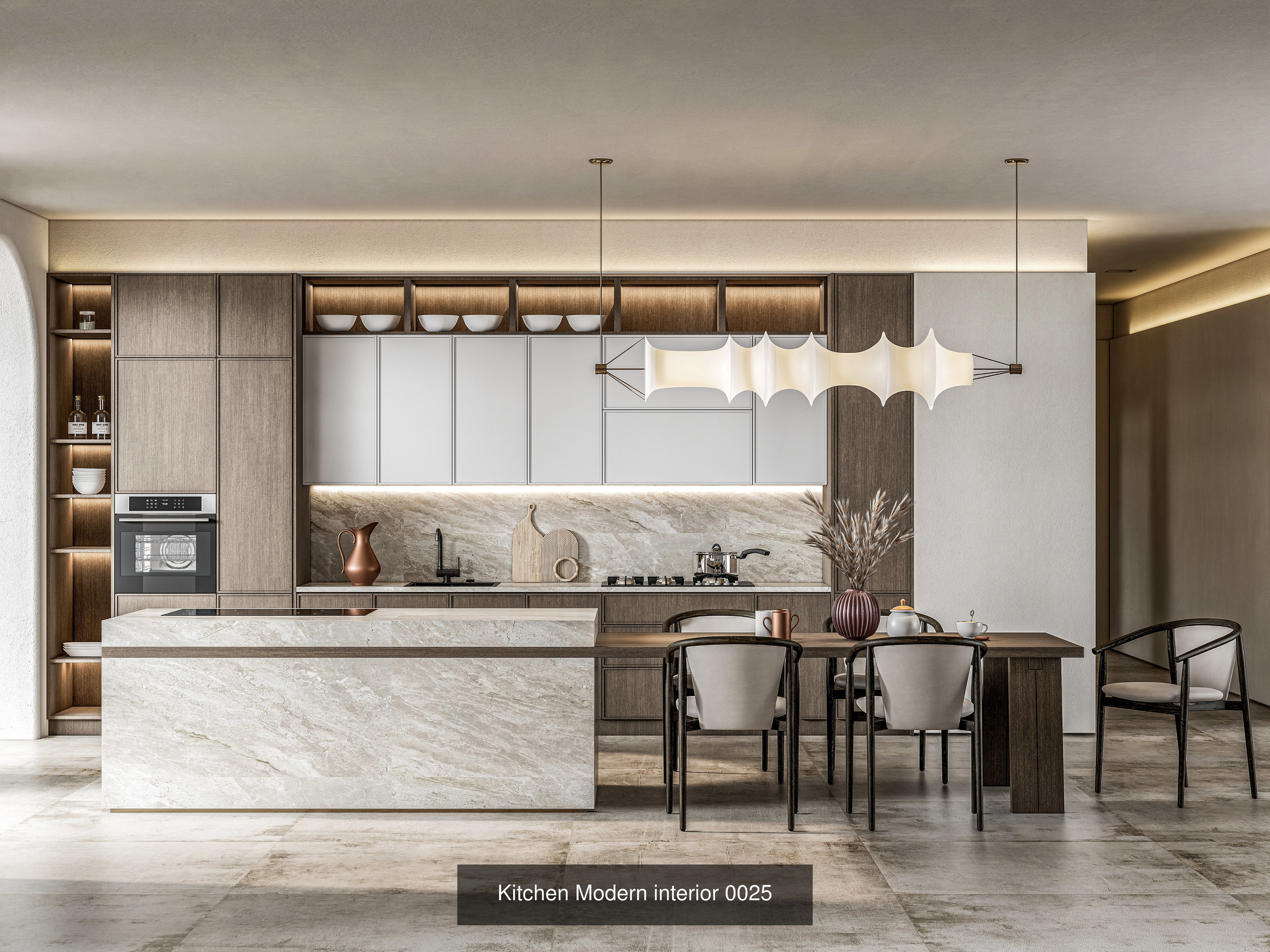 Modern Kitchen Scenes Collection No 2  of 16 Scenes _3