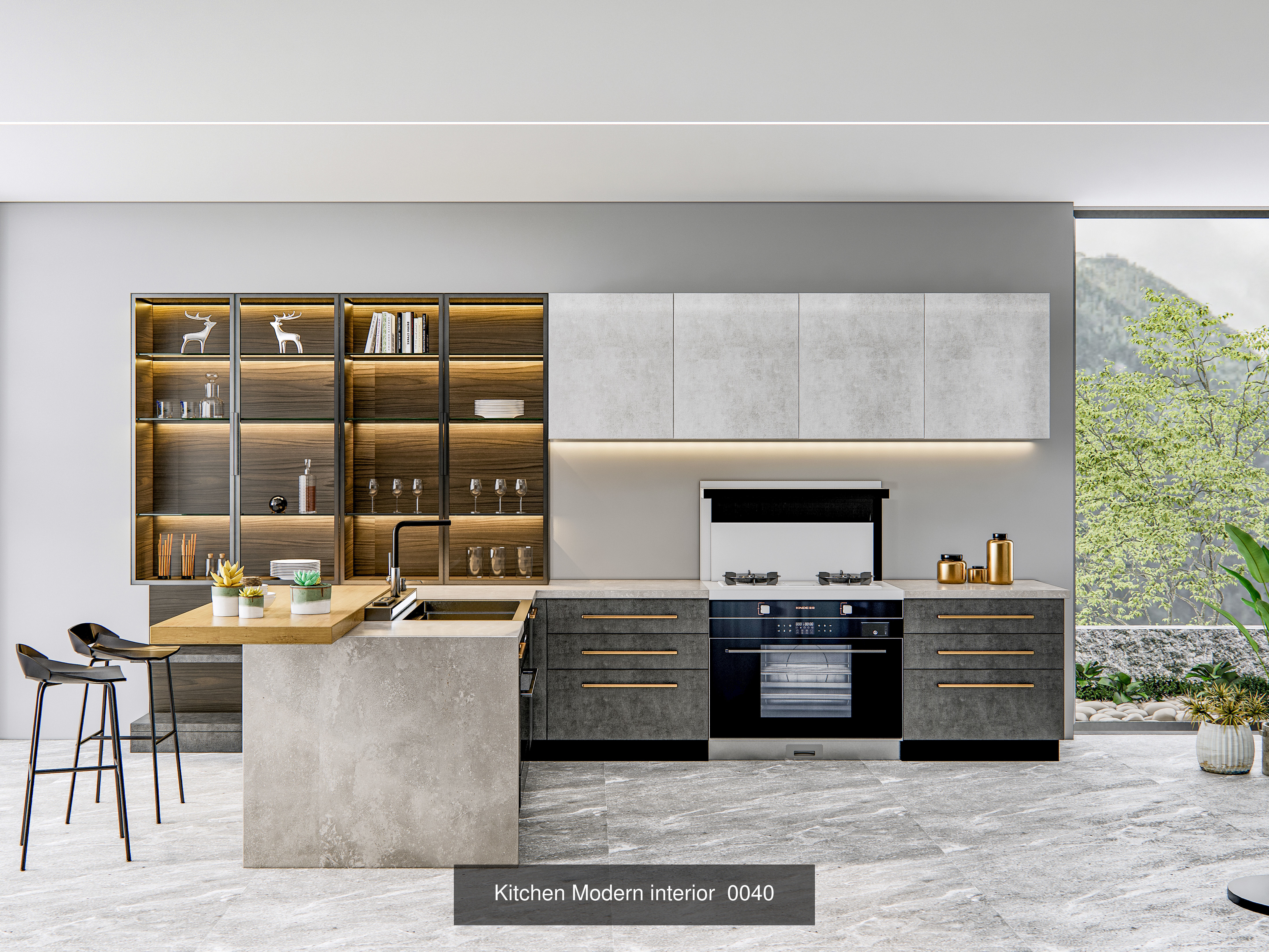 Modern Kitchen Scenes Collection No 2  of 16 Scenes _10