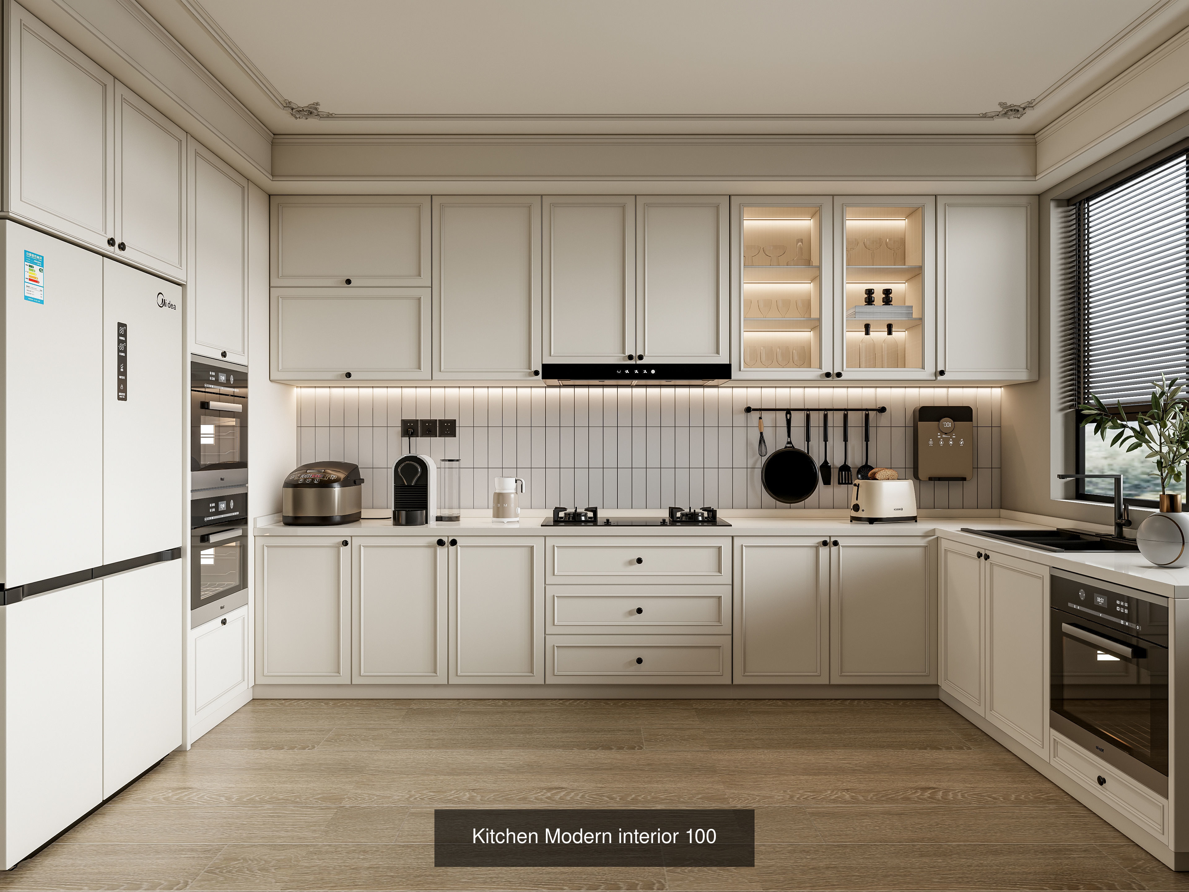 Modern Kitchen Scenes Collection No 2  of 16 Scenes _14