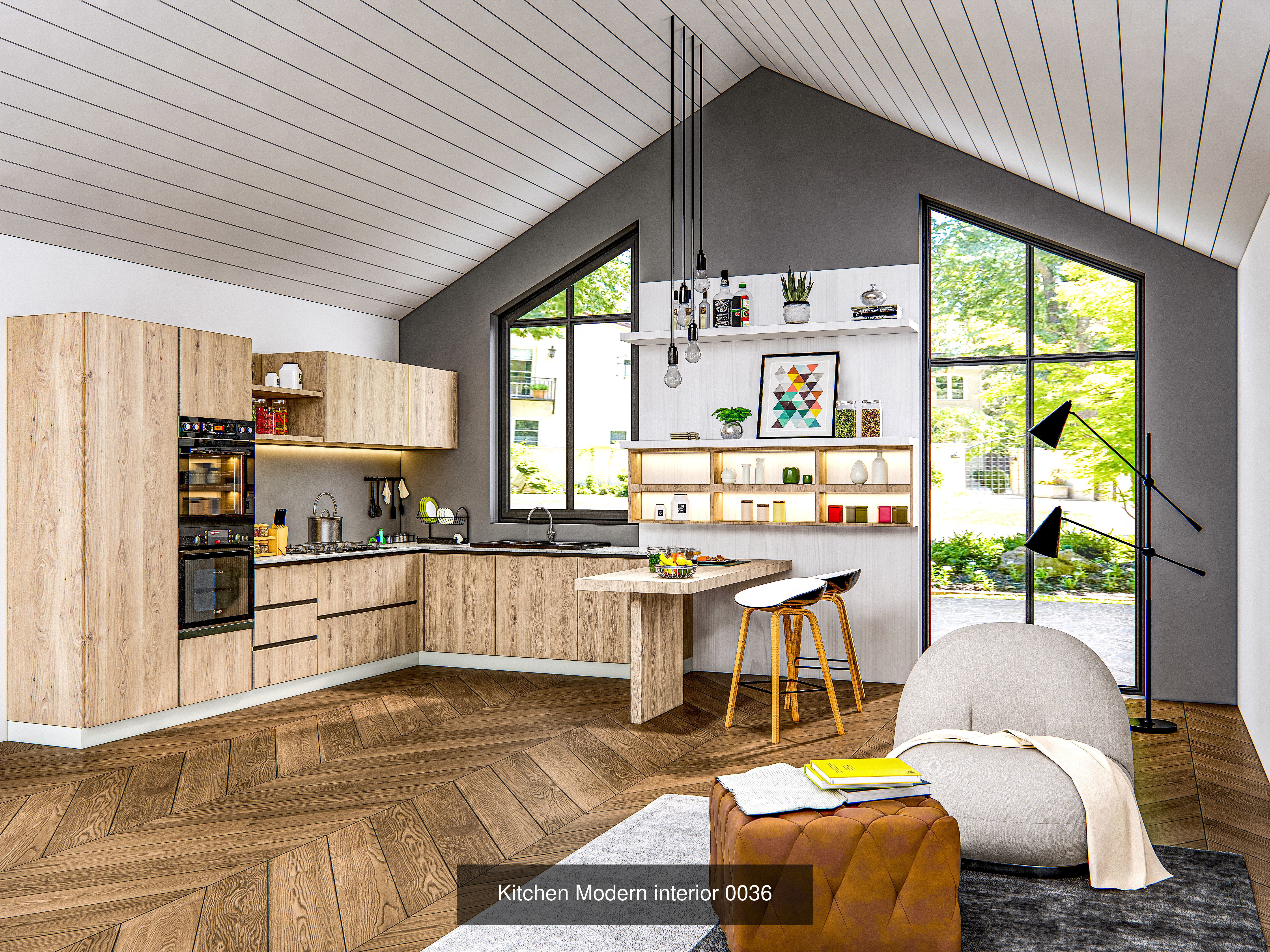 Modern Kitchen Scenes Collection No 2  of 16 Scenes _7