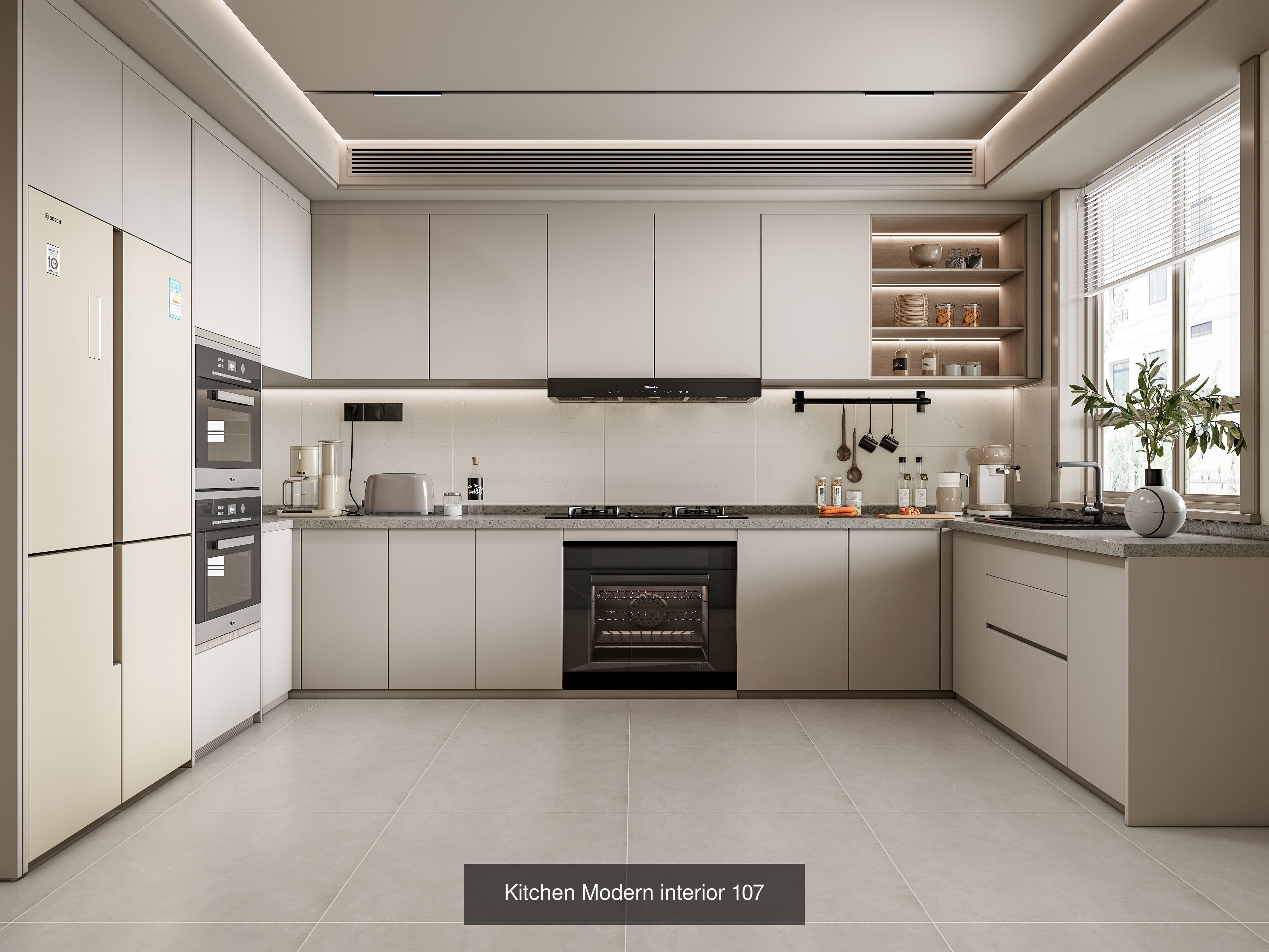 Modern Kitchen Scenes Collection No 2  of 16 Scenes _16