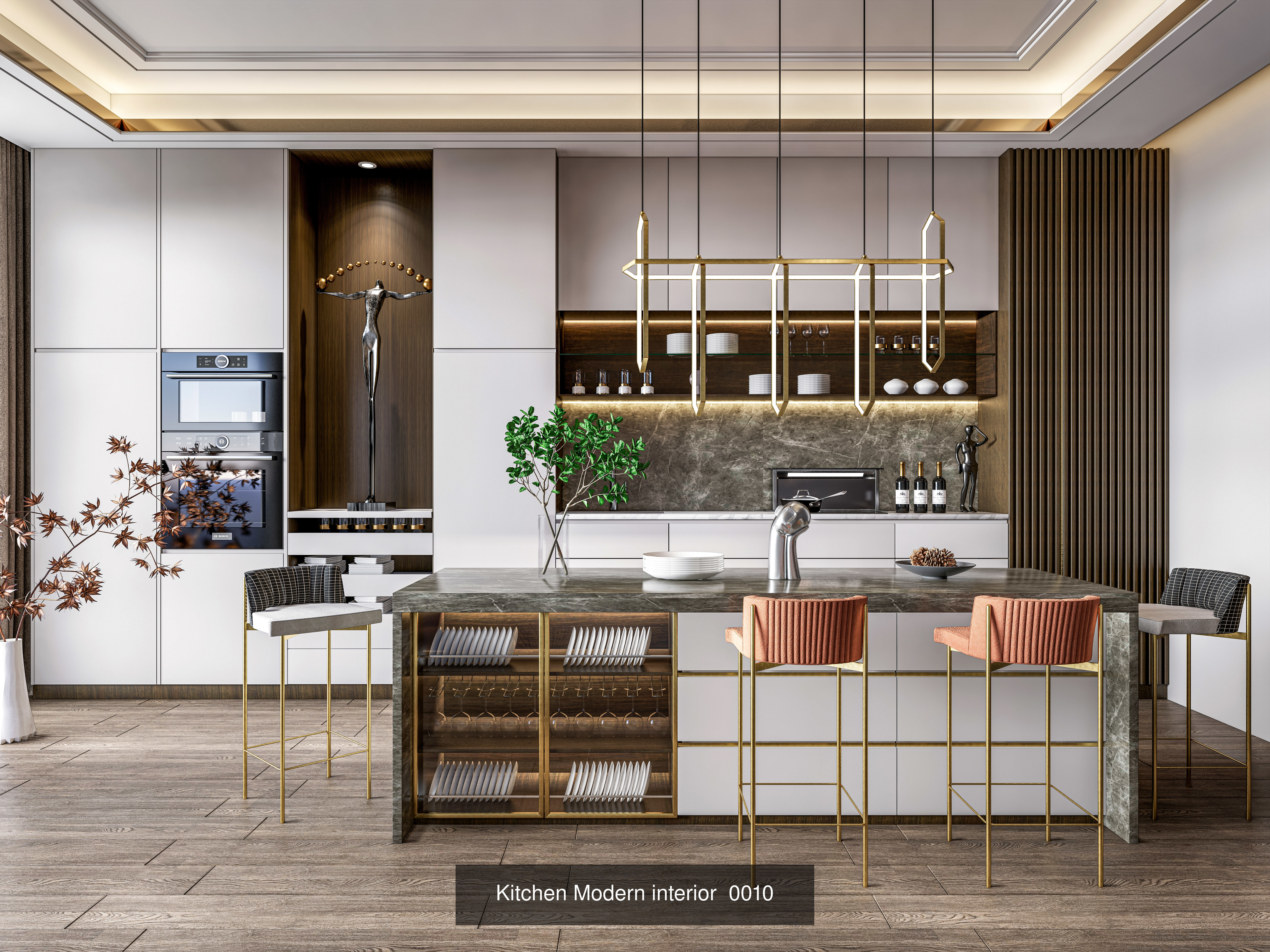 Modern Kitchen Scenes Collection No 2  of 16 Scenes _4