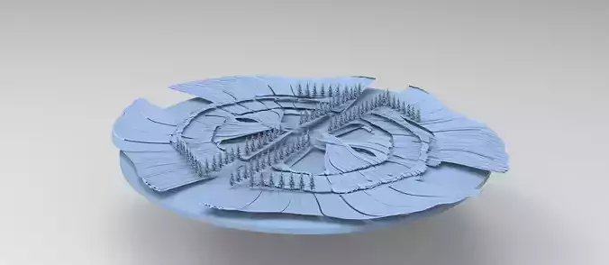 Sci fi Winter research faciality 1