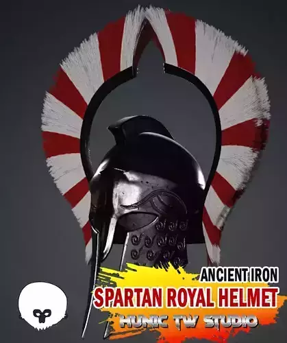  Spartan Royal Helmet v Ancient Iron 