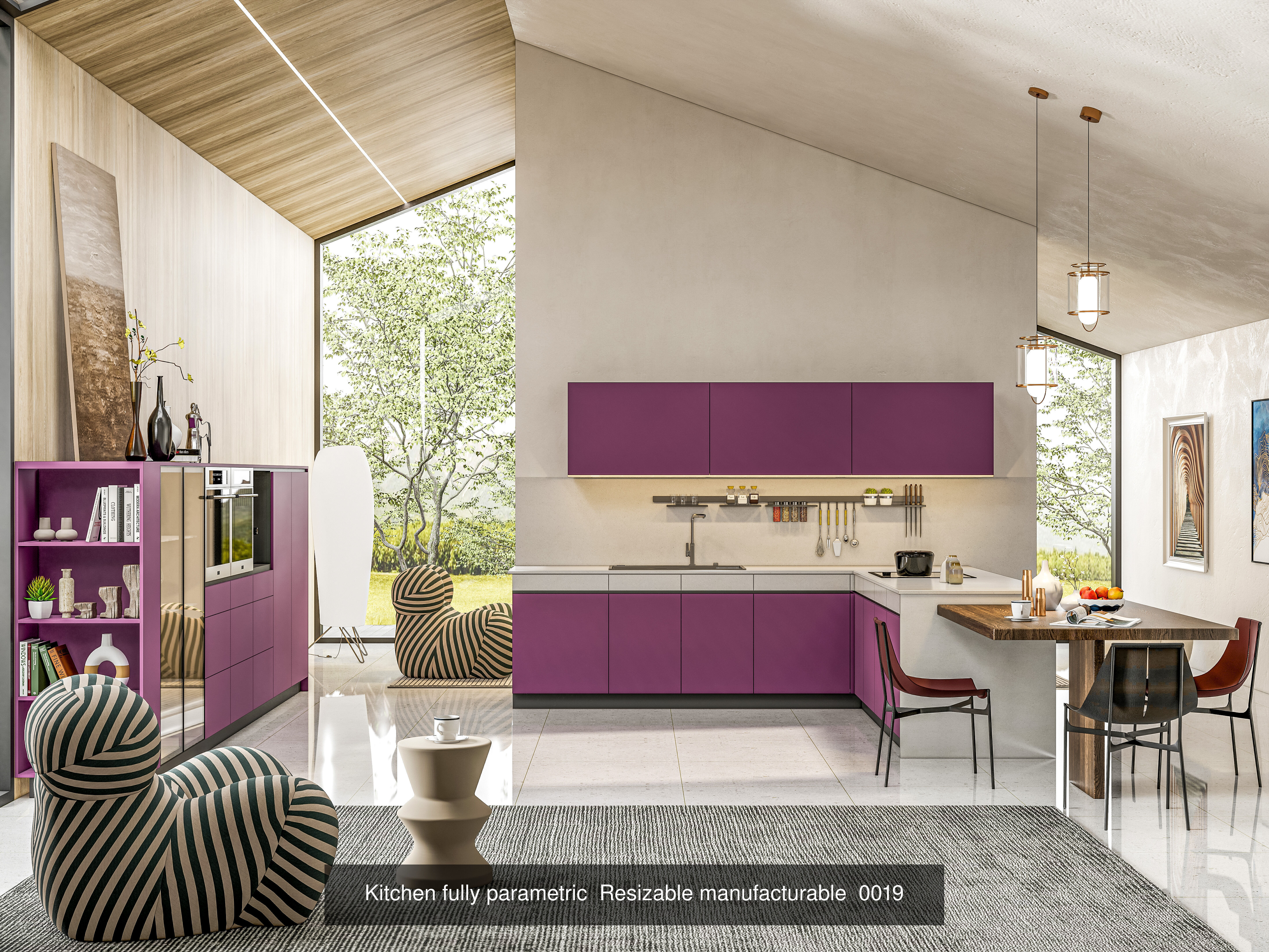 Kitchen parametric Resizable  Collection No 3  of 16 Scenes _31