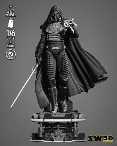STAR WARS Darth Malgus Sculpture 3D  3D print model