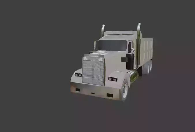Low-Poly Kenworth w900
