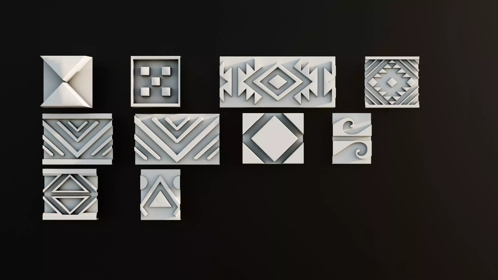 Ornament Pack Vol 30 - Modern Ancient Greece Modern 3D model_0