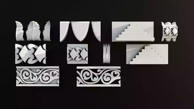 Ornament Pack Vol 29 - Persian Egyptian Roman