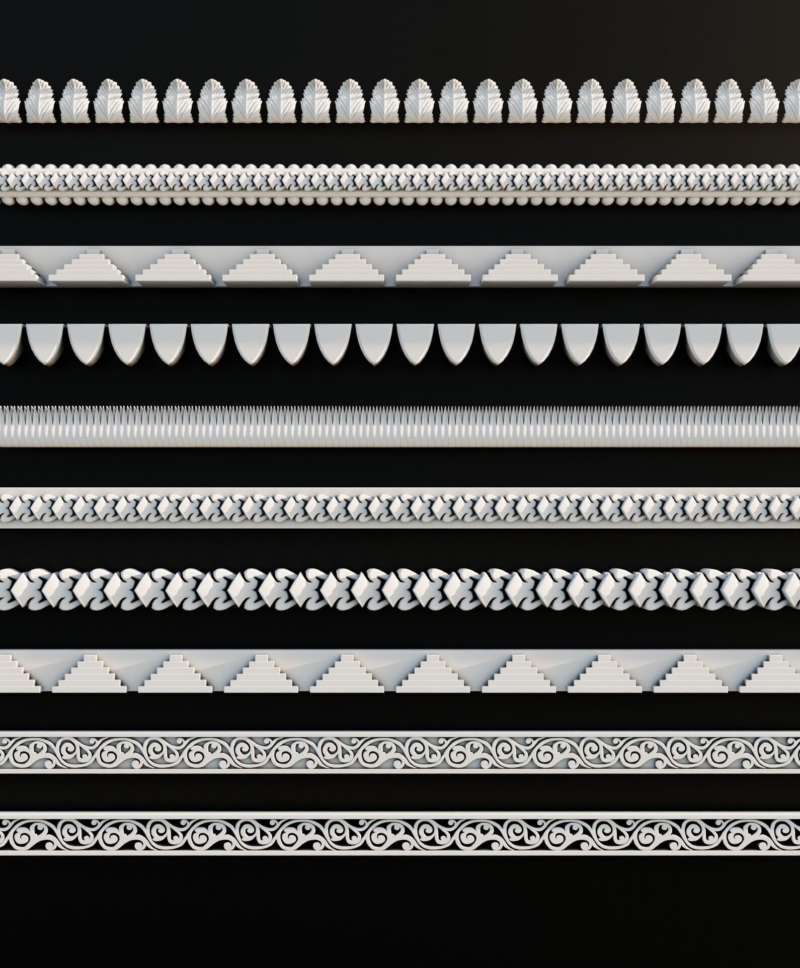 Ornament Pack Vol 29 - Persian Egyptian Roman 3D model_2