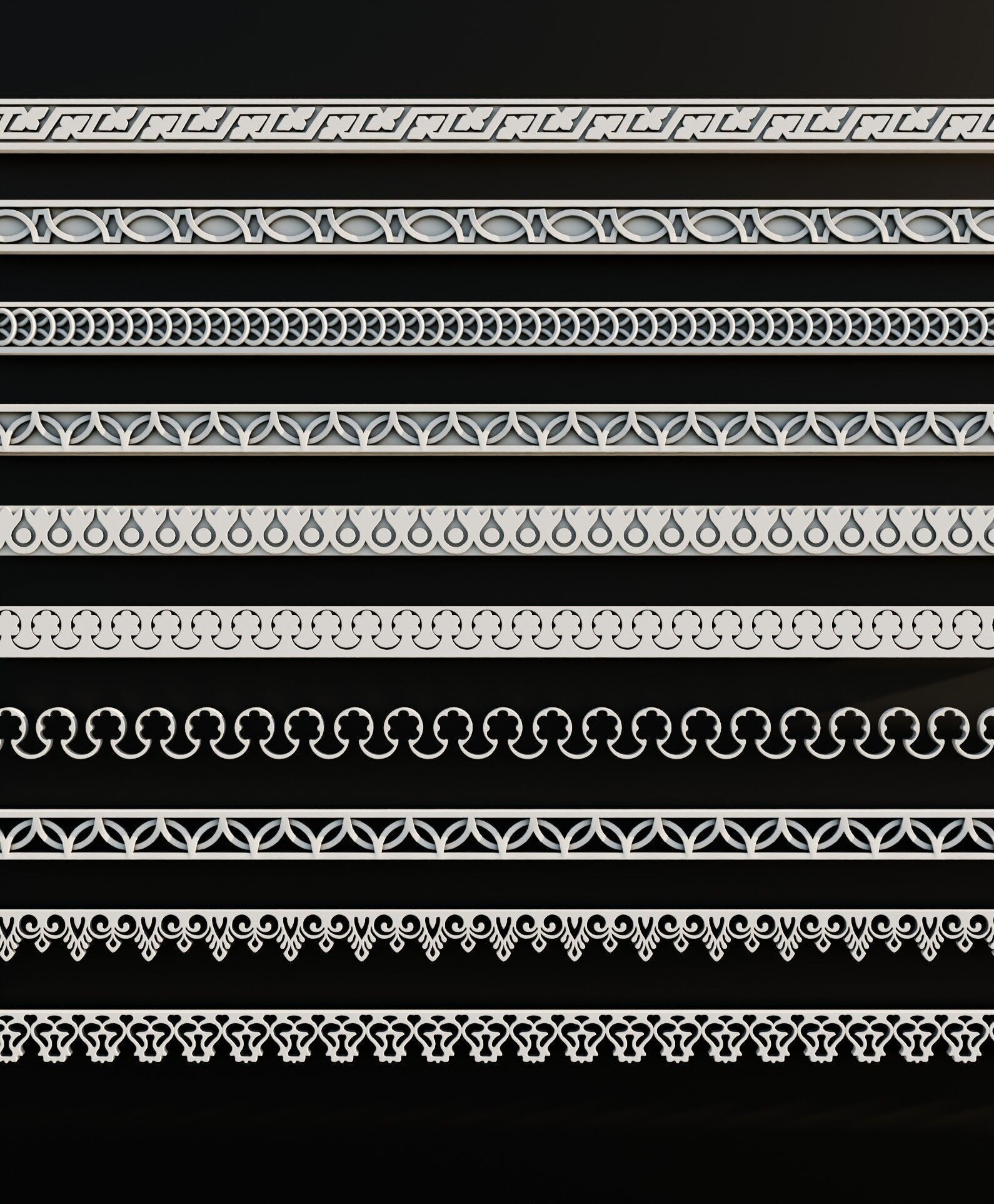 Ornament Pack Vol 24 - Renaissance Gothic Medieval 3D model_2