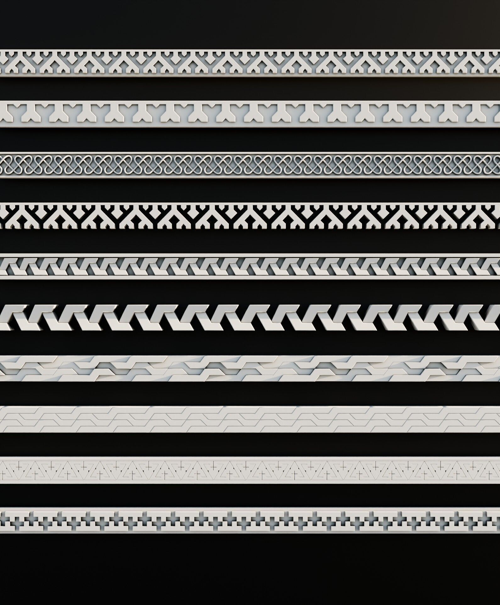 Ornament Pack Vol 20 - Medieval Gothic Romanesque 3D model_2