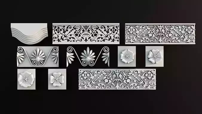 Ornament Pack Vol 18 - Decorative Flora
