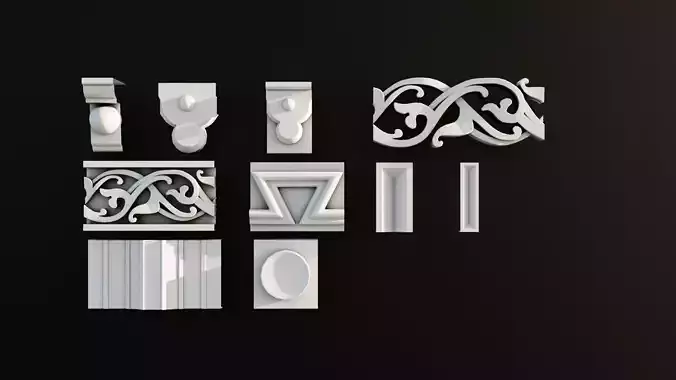 Ornament Pack Vol 14 - Islamic Renaissance Antique