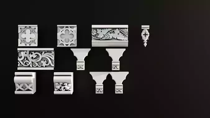 Ornament Pack Vol 10 - Greek Gothic