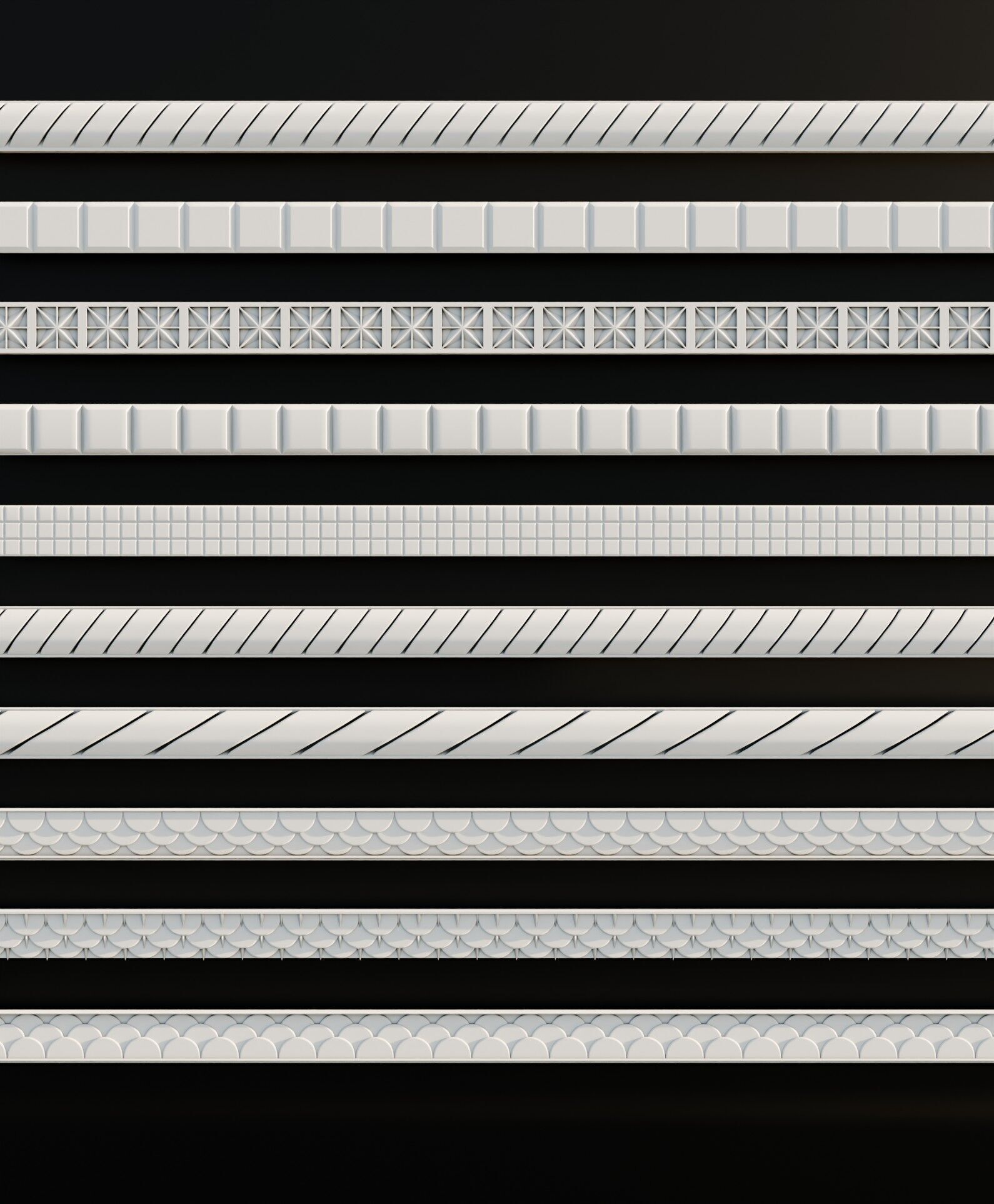 Ornament Pack Vol 6 - Gothic Medieval Byzantine 3D model_2