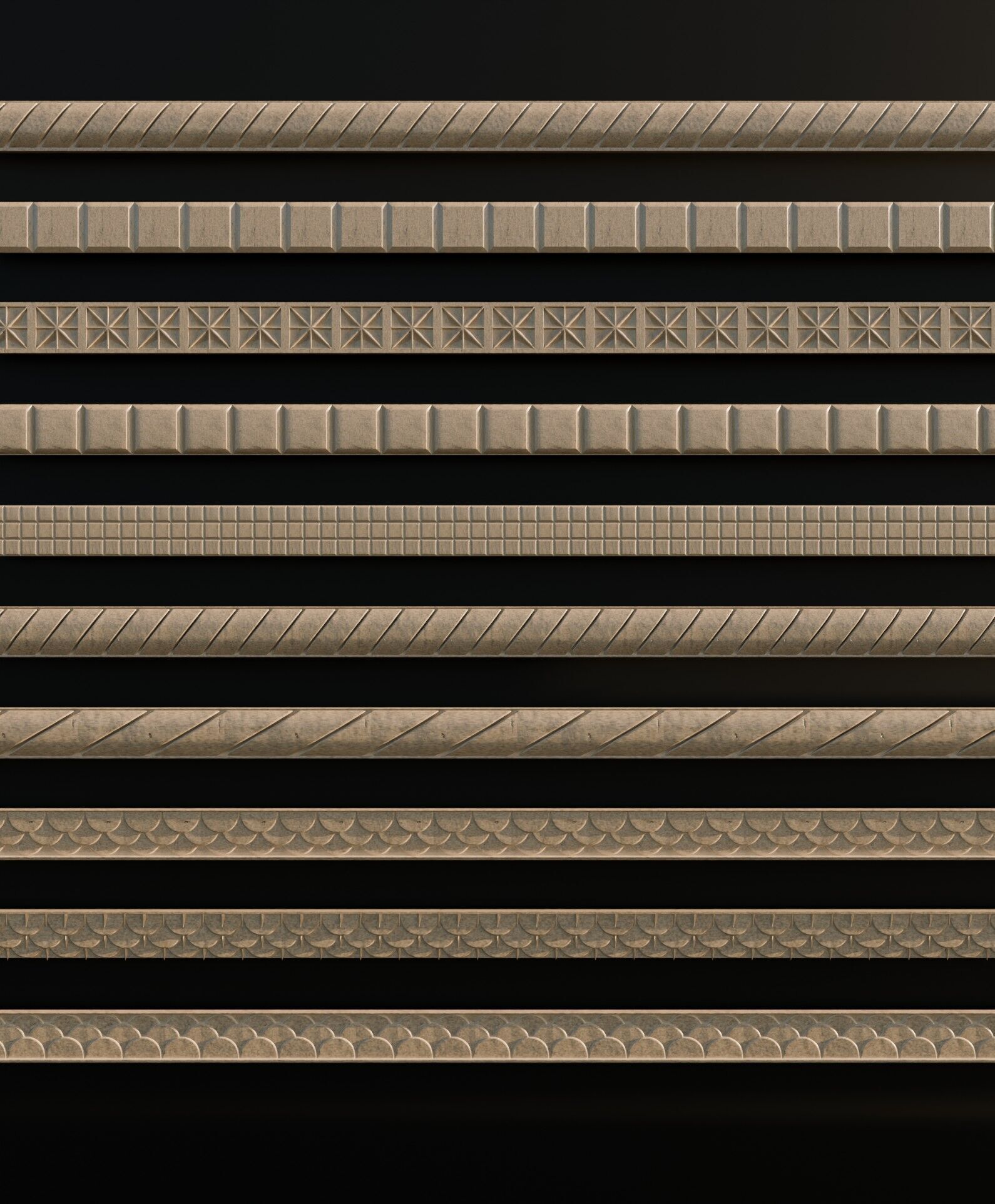 Ornament Pack Vol 6 - Gothic Medieval Byzantine 3D model_1