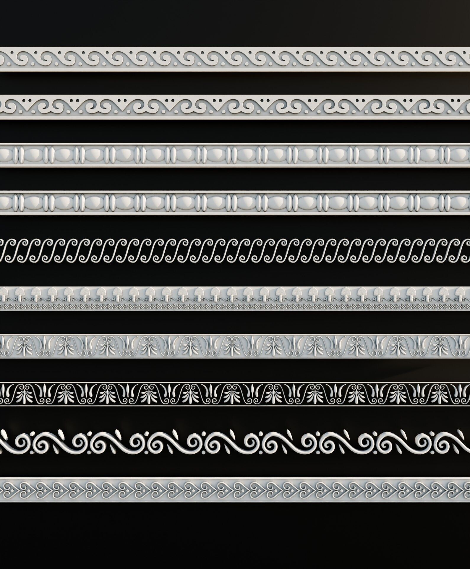 Ornament Pack Vol 4 - Ancient Greece Classical 3D model_2