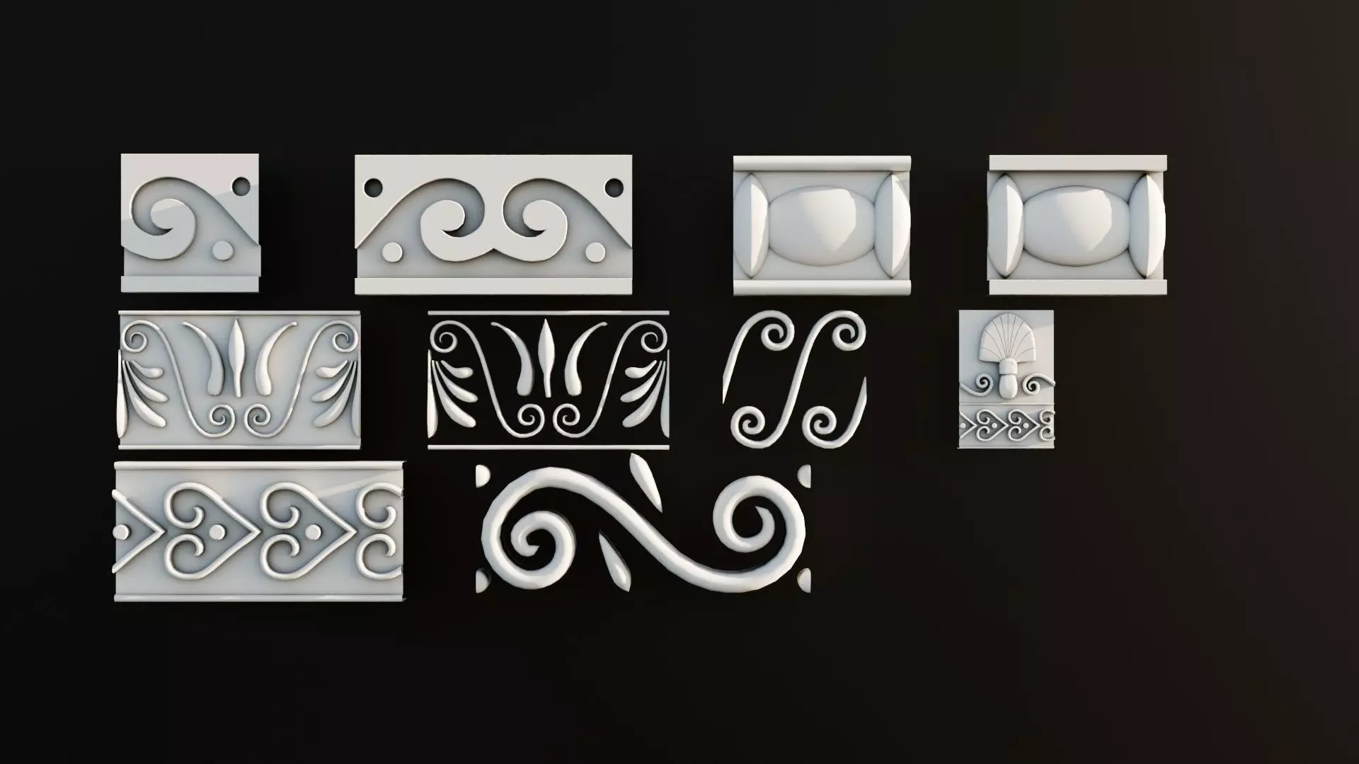 Ornament Pack Vol 4 - Ancient Greece Classical 3D model_0