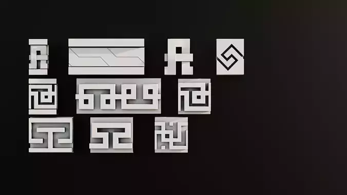 Ornament Pack Vol 2 - Gothic Greek