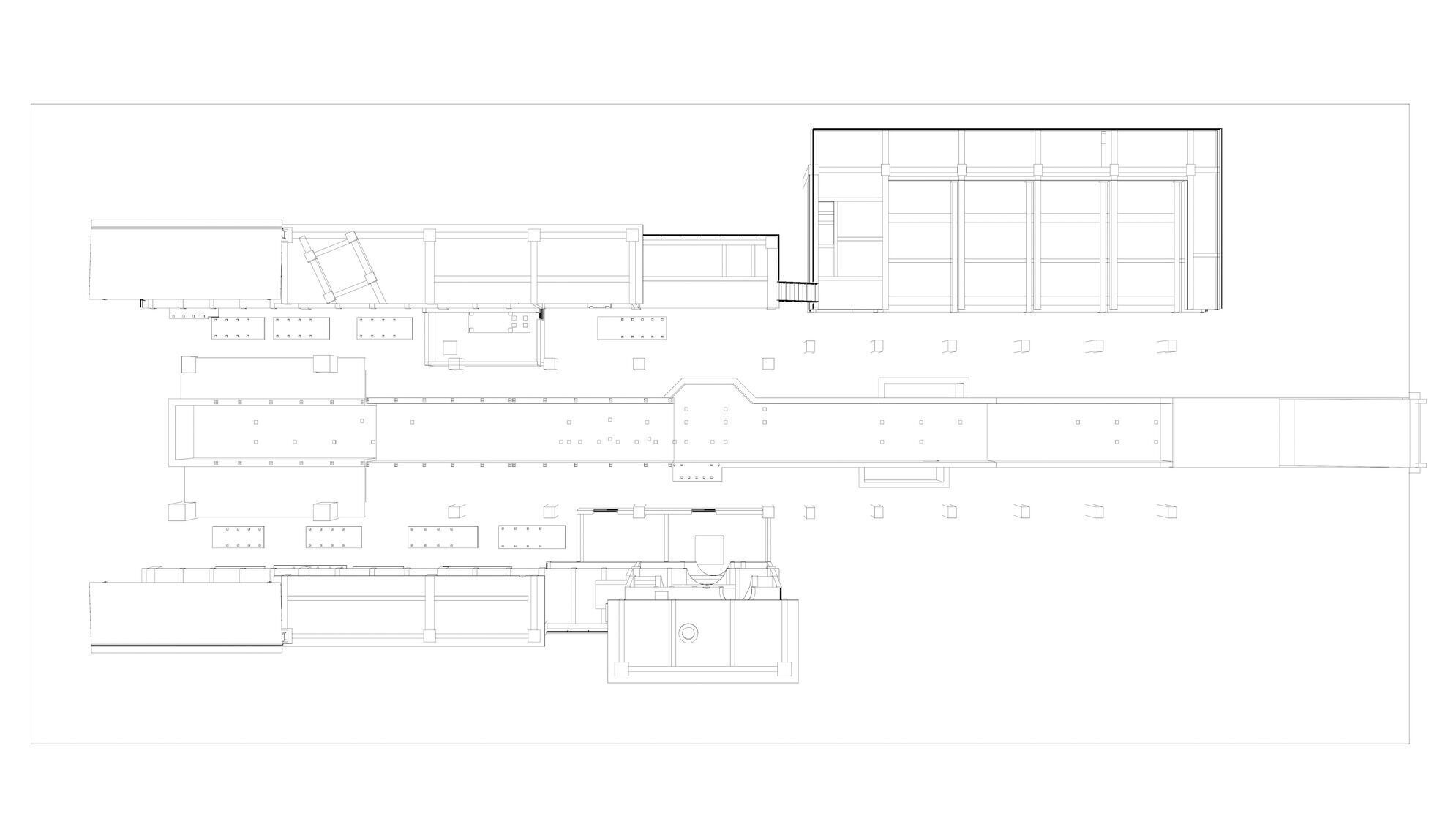 Industrial building in section cut 25i09 3D model_7
