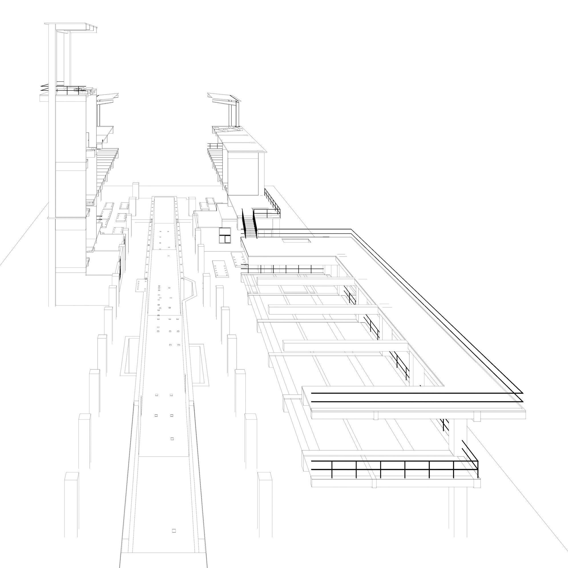 Industrial building in section cut 25i09 3D model_6
