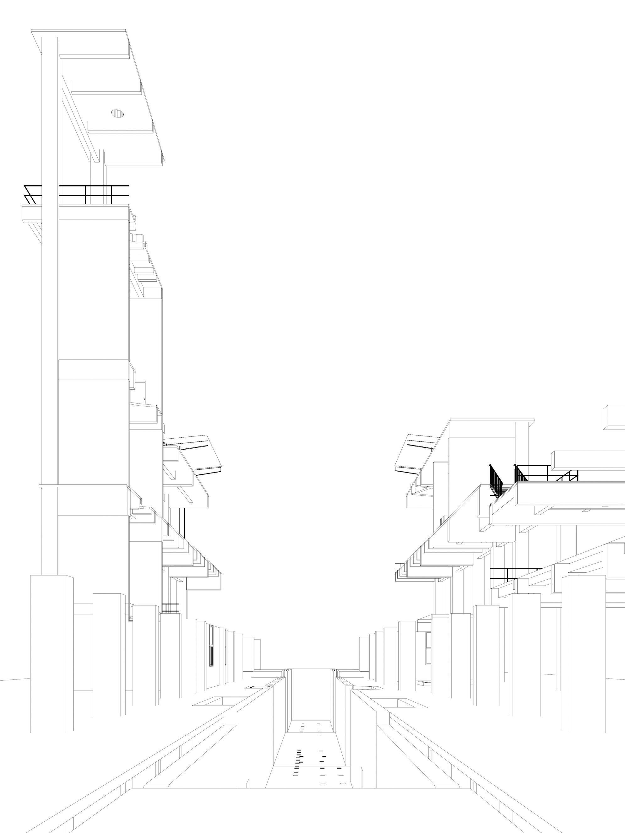 Industrial building in section cut 25i09 3D model_11