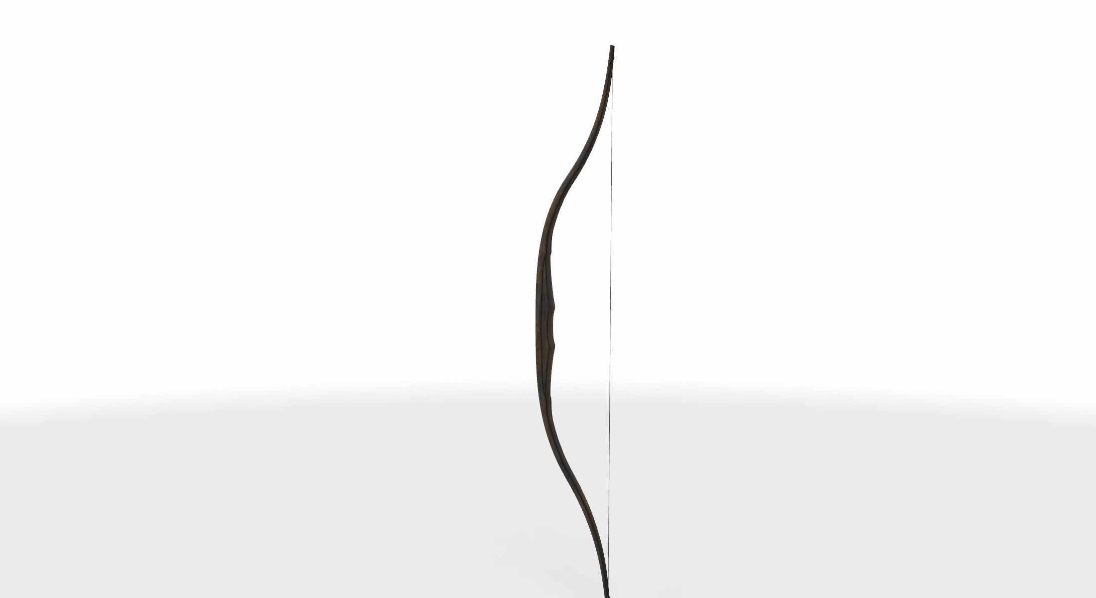 bow recurve 3D model_2