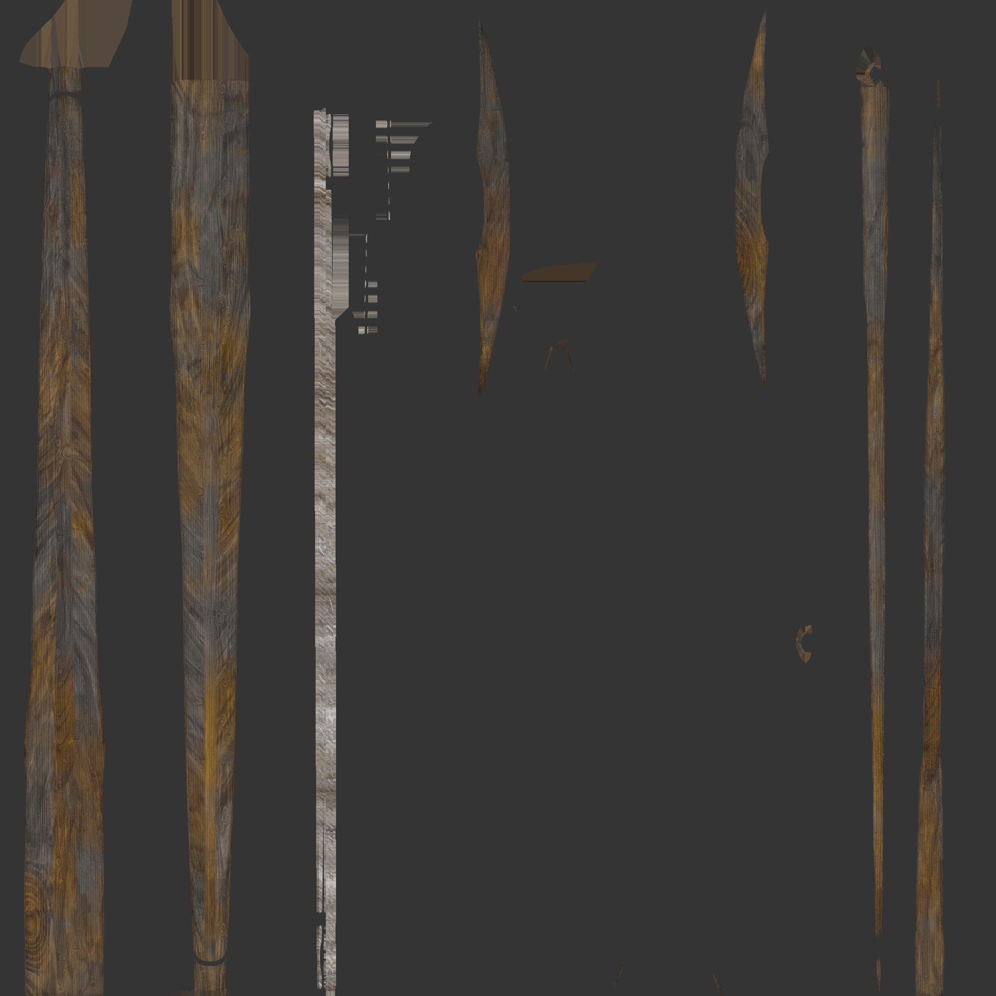 bow recurve 3D model_6