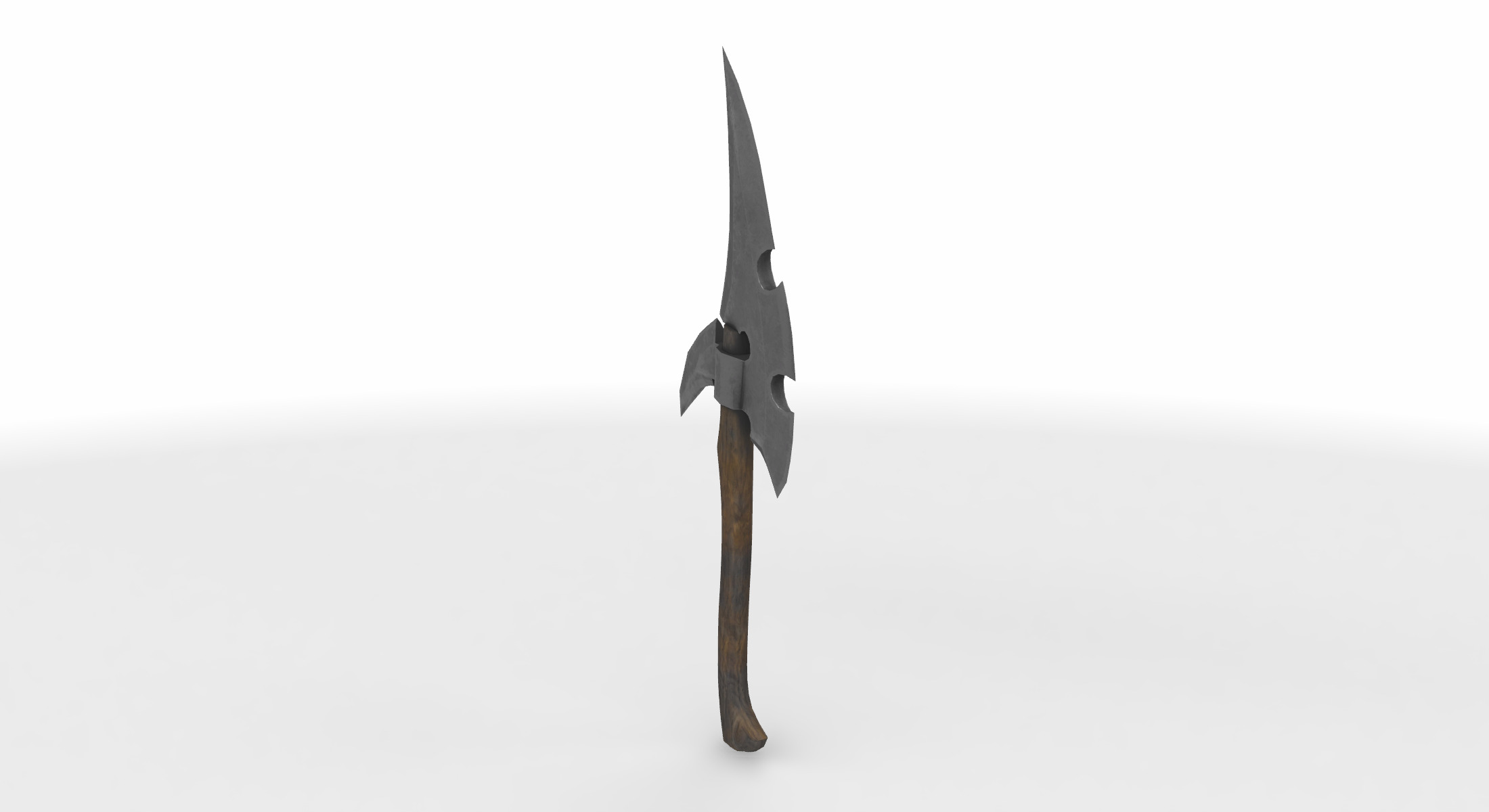 battle axe 06 3D model_1