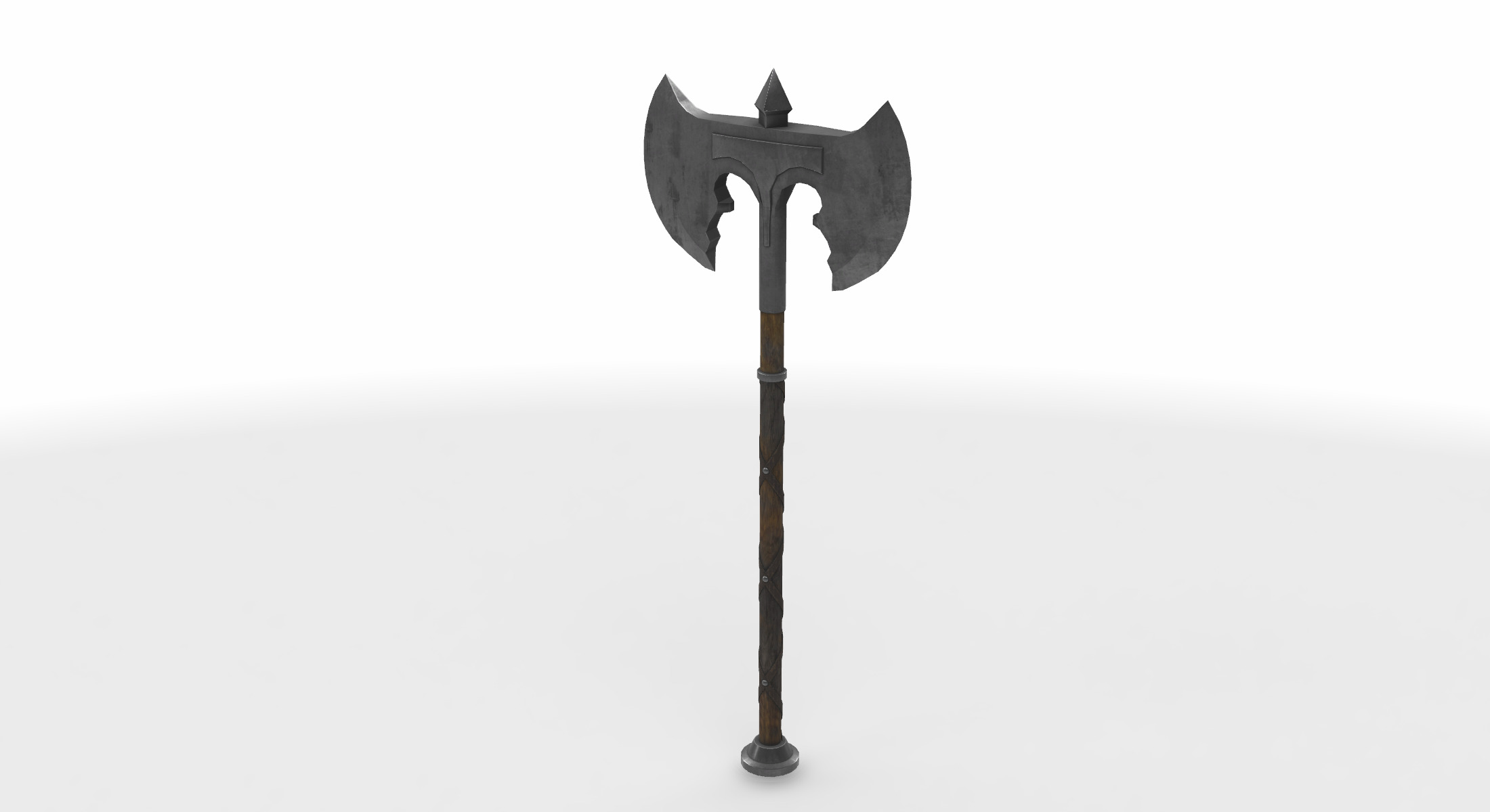 battle axe 01  3D model_3