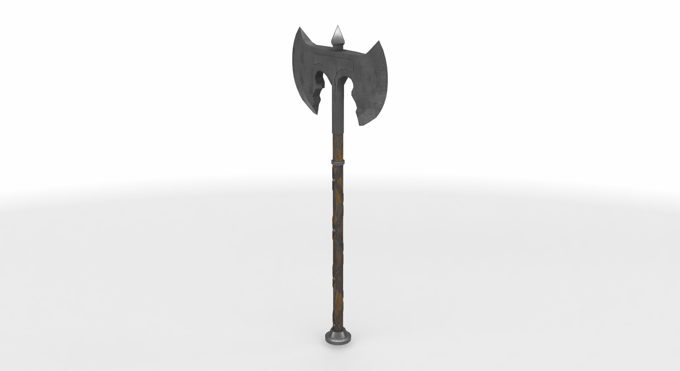 battle axe 01  3D model_1