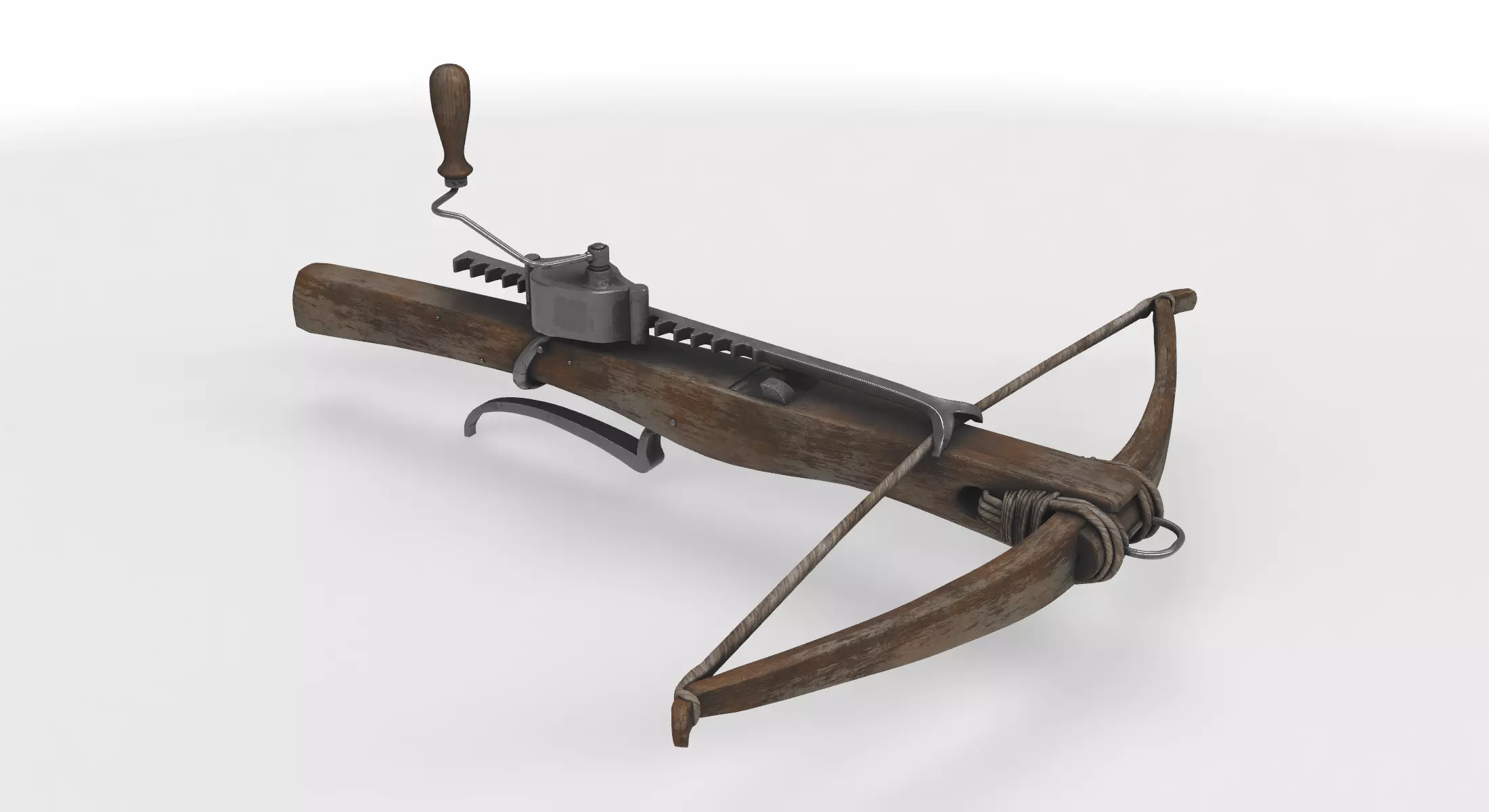 crossbow crank  3D model_0