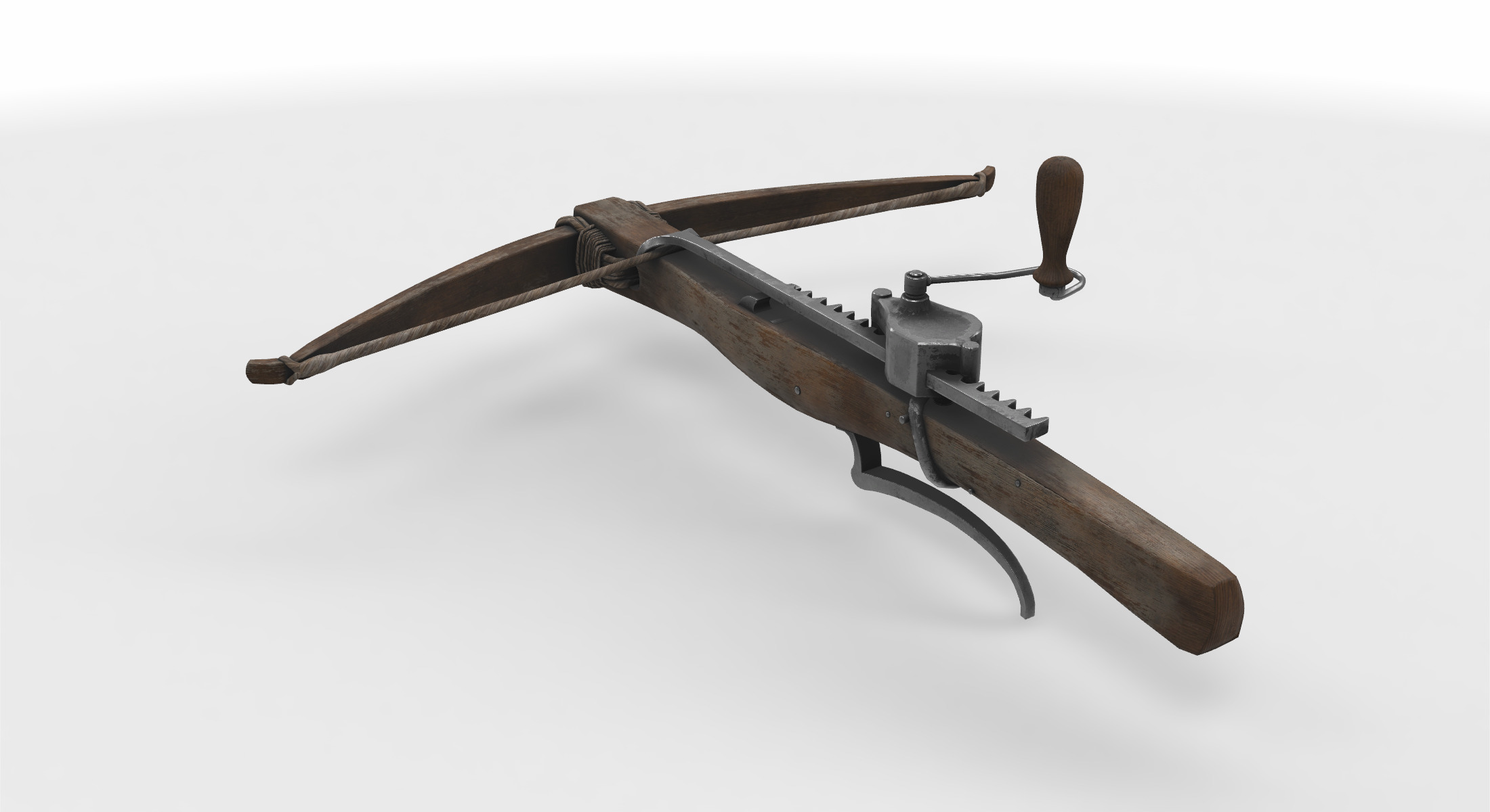 crossbow crank  3D model_3
